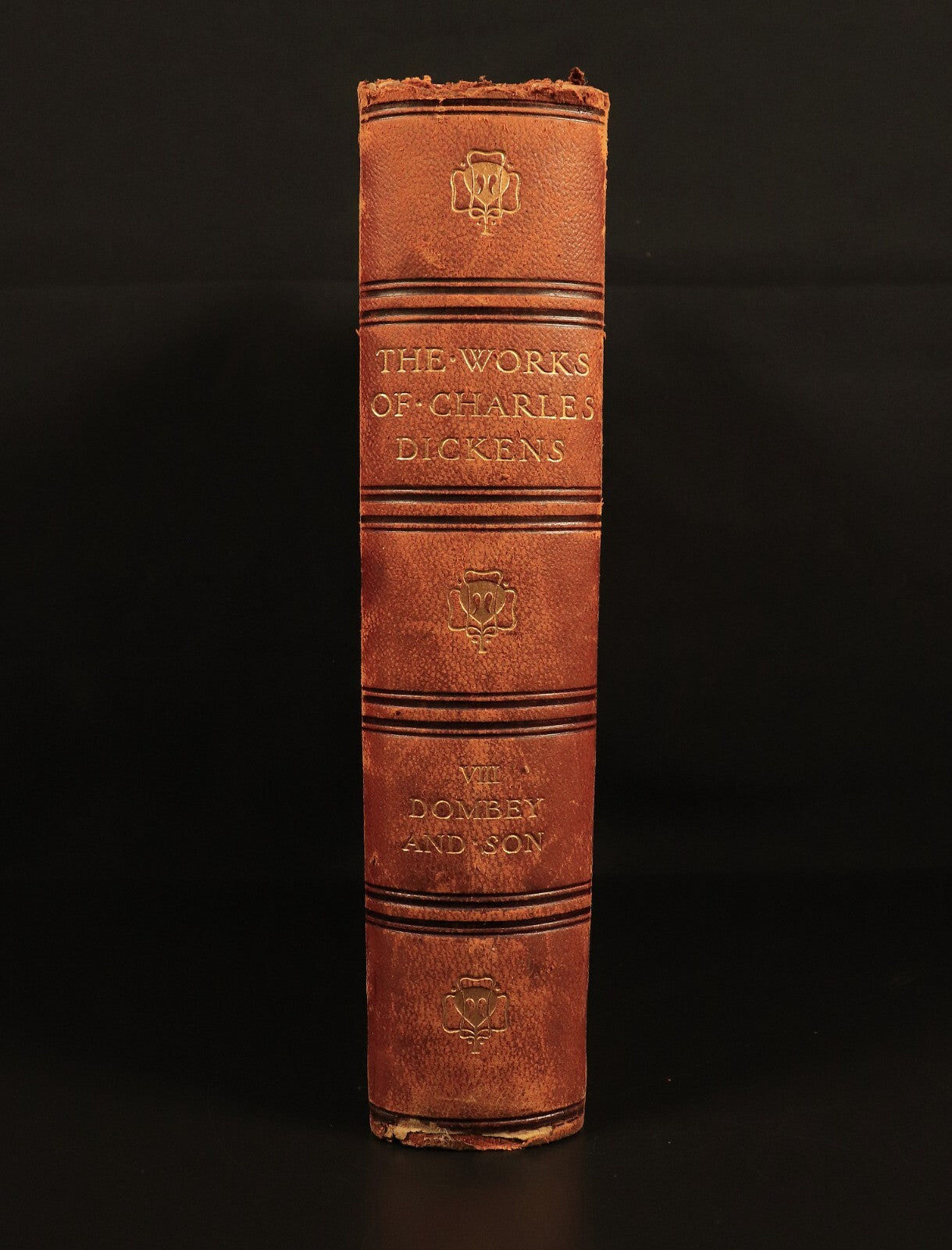 1912 Dombey And Son by Charles Dickens Antique Fiction Book Gresham V8