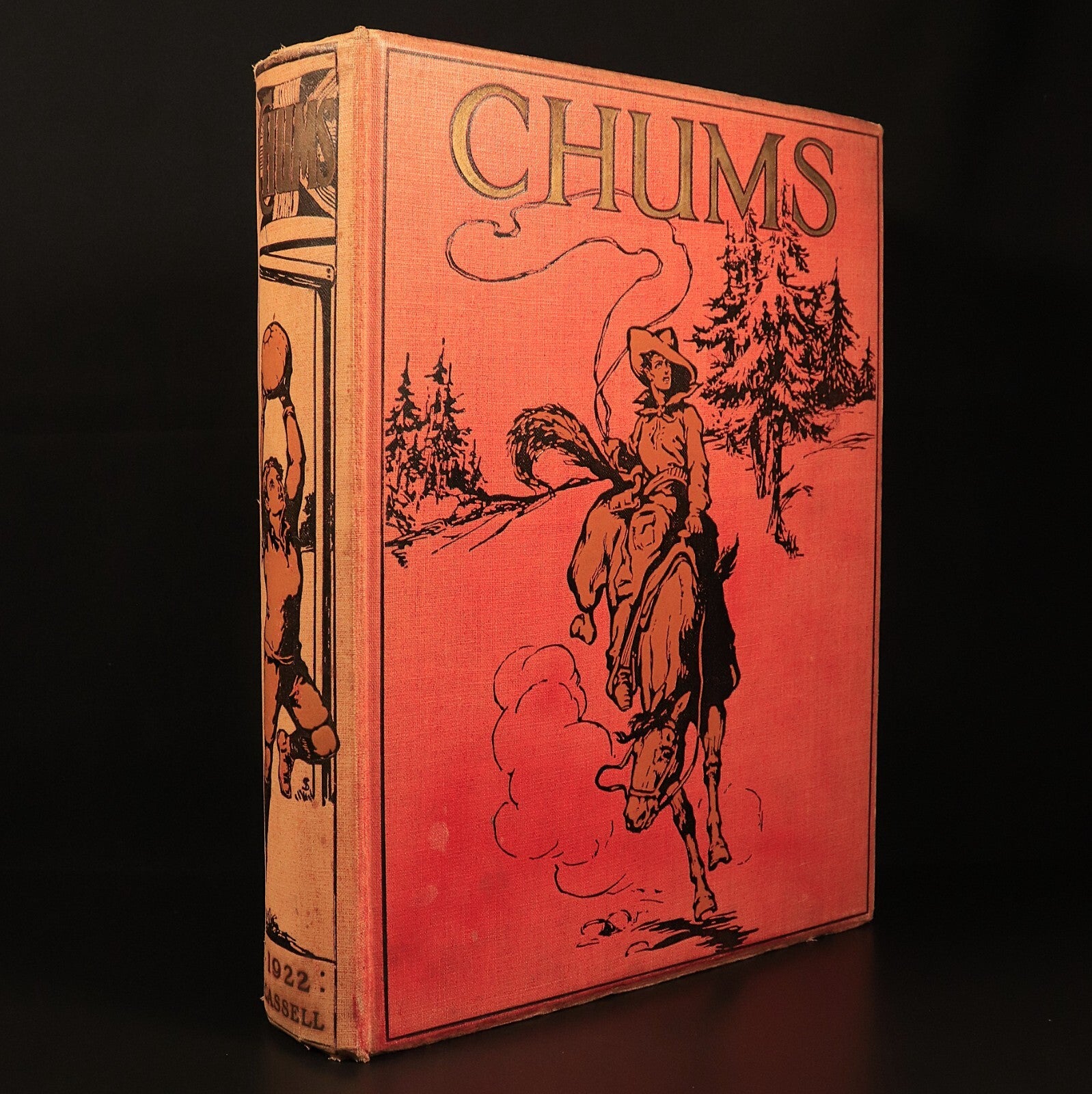 Chums 1922 Illustrated Paper For Boys Antique Illustrated British Childrens Book