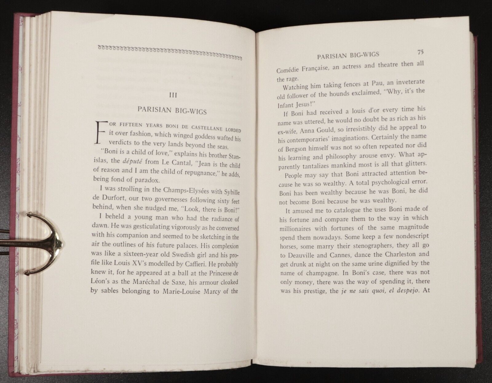 c1930 Years Of Plenty by Elisabeth De Gramont Antique Fiction Book