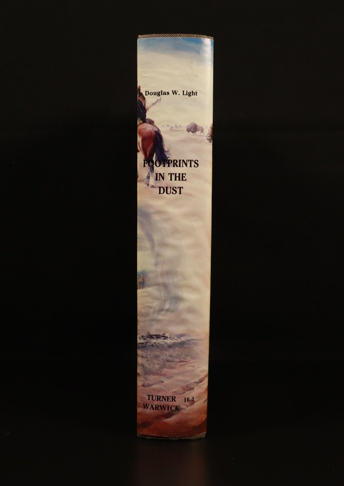 1987 Footprints In The Dust Douglas W. Light Military History Book 1st Ed SIGNED