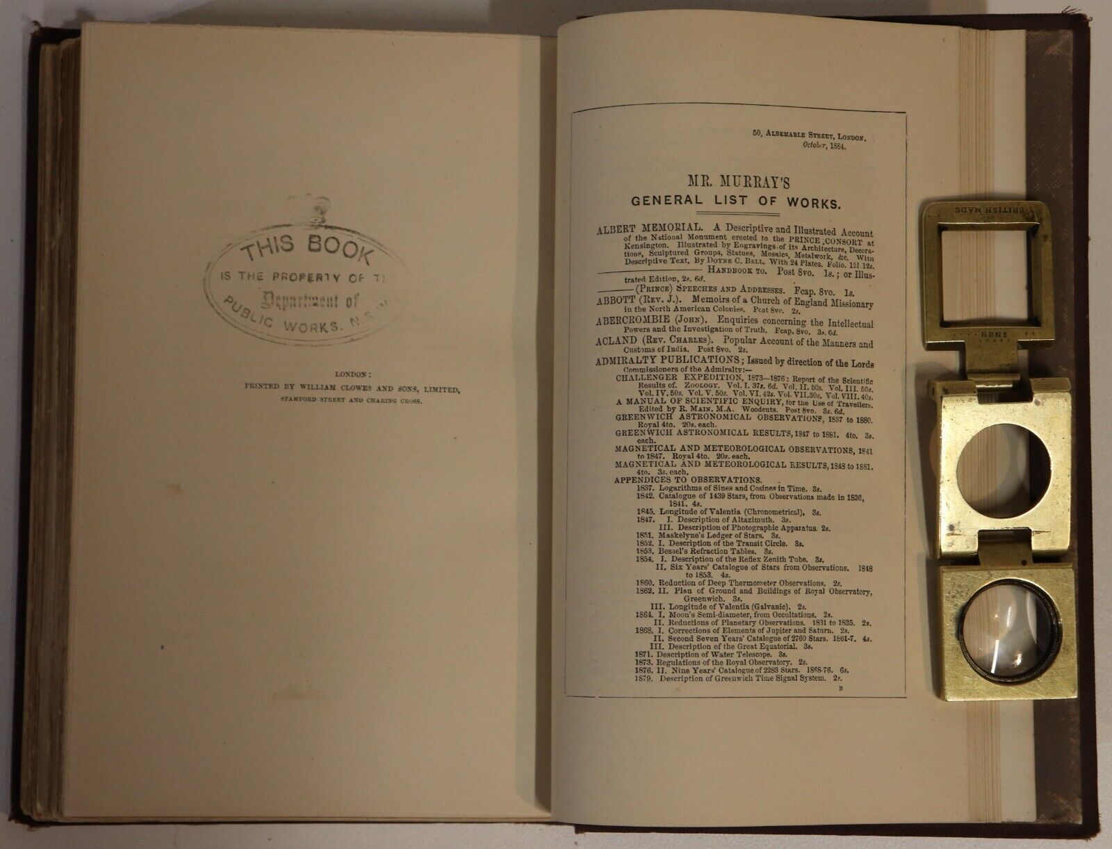 1884 The Croker Papers by L. J. Jennings Antique British History Book