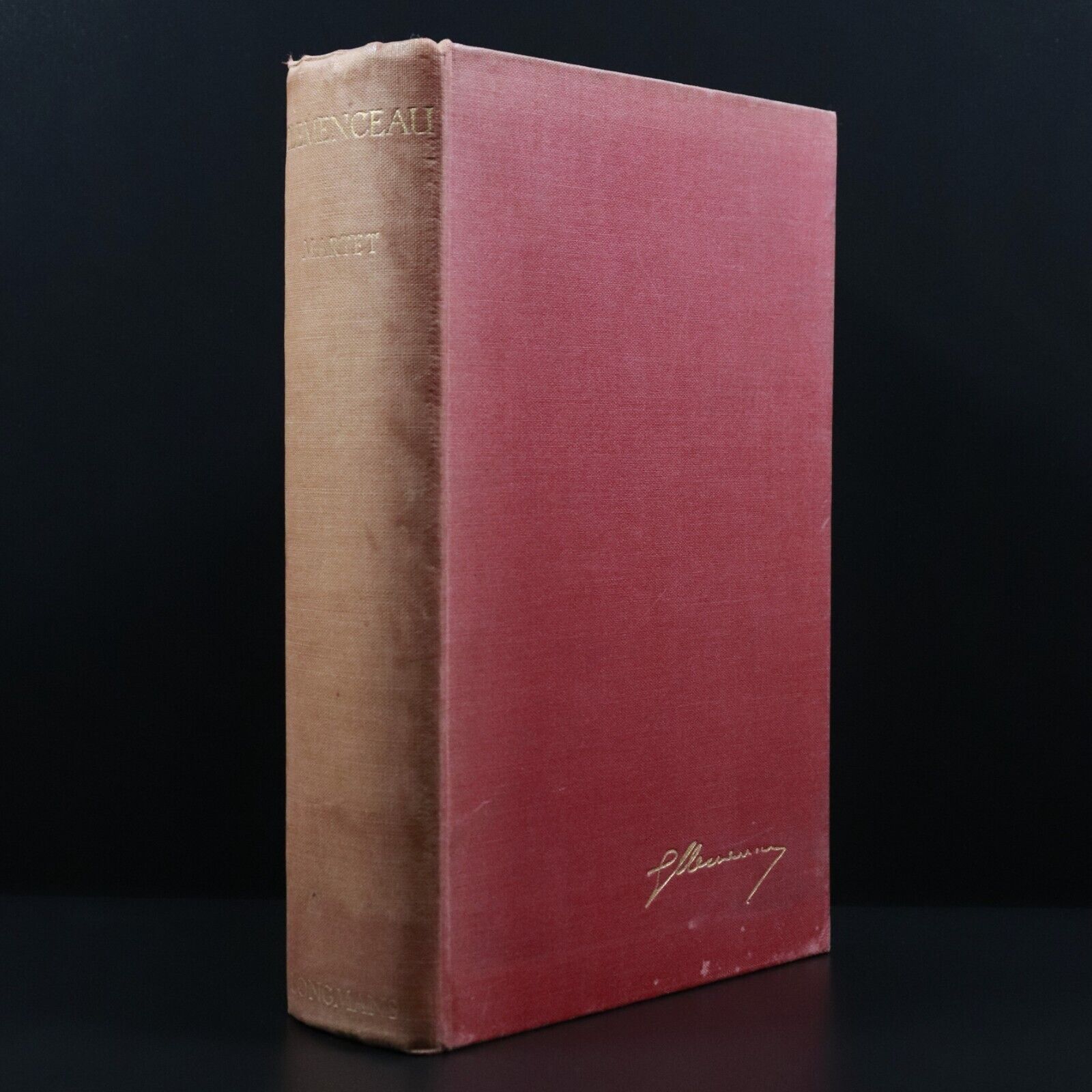1930 Clemenceau As Told By Himself To Jean Martet Antique French History Book