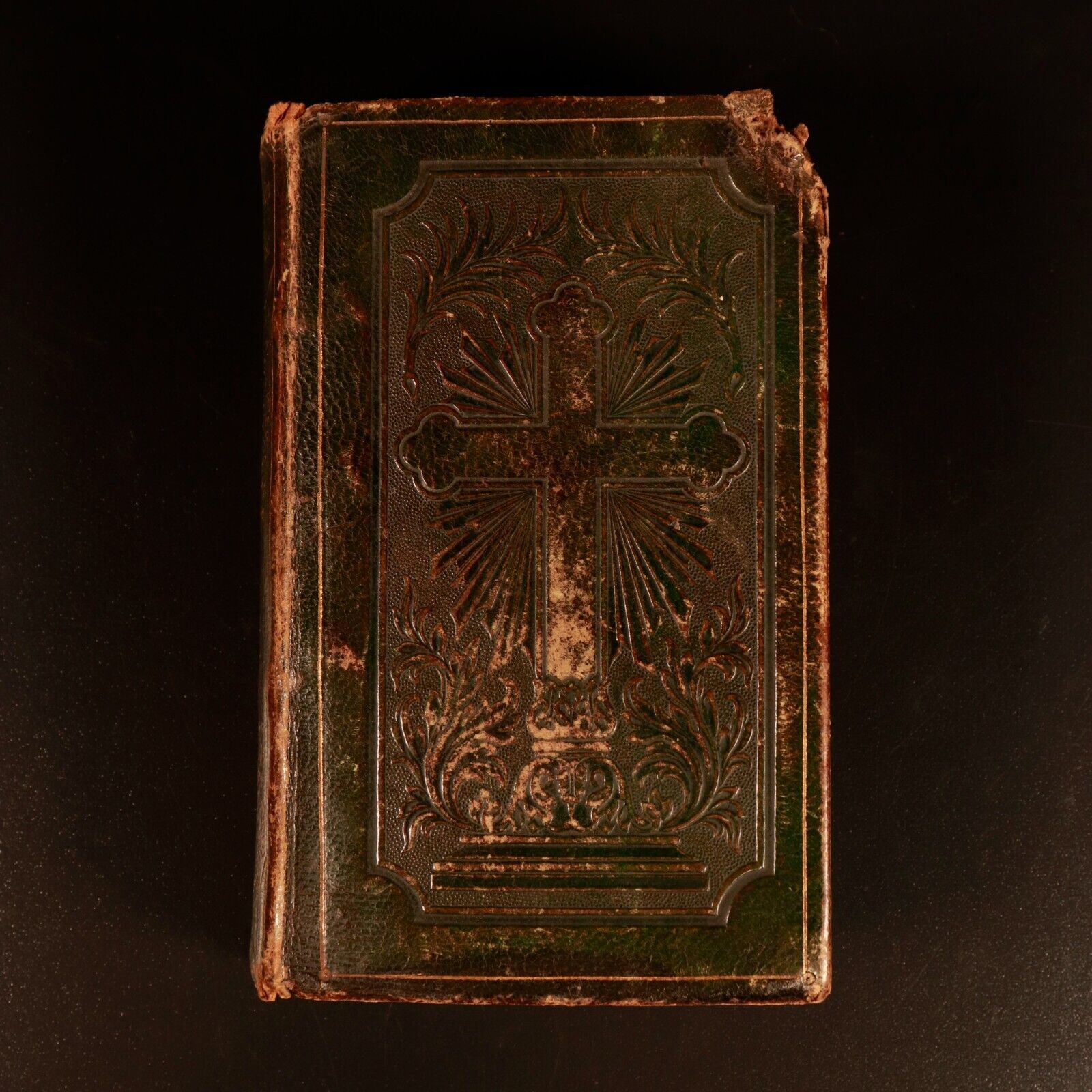 c1828 Le Paroissien Complete Illustrated Antiquarian French Latin Theology Book