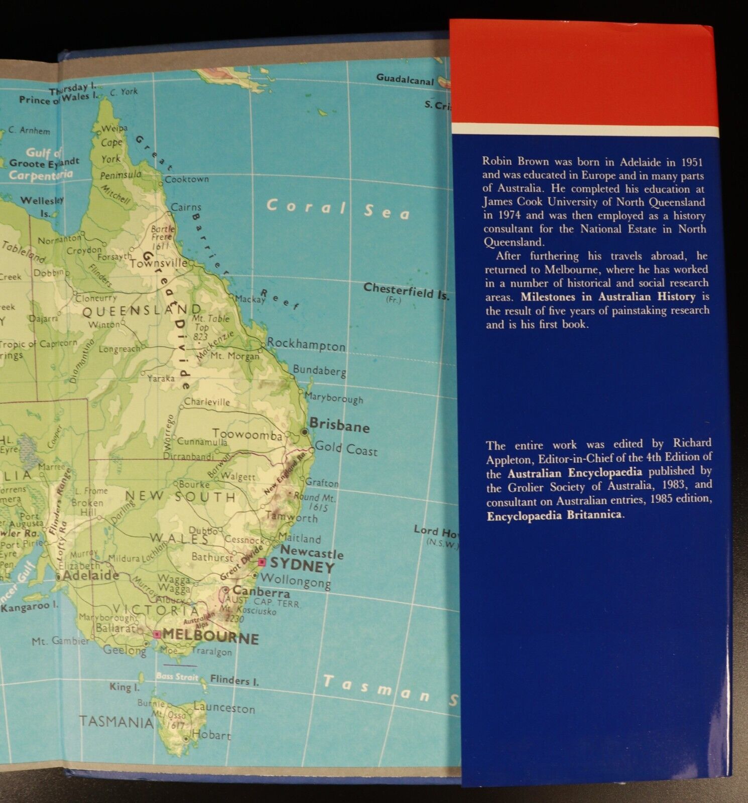 1986 Collins Milestones In Australian History by Robin Brown Reference Book
