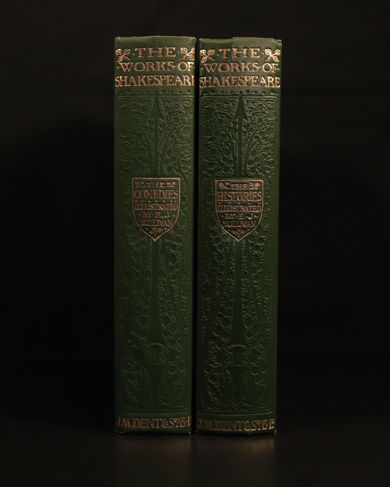 Shakespeare's Comedies, Histories & Poems 1950 Literature Books Illustrated - 0