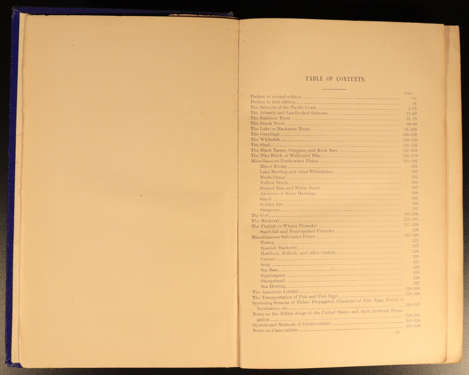 1900 A Manual Of Fish Culture by US Fish & Fisheries American History Book Maps