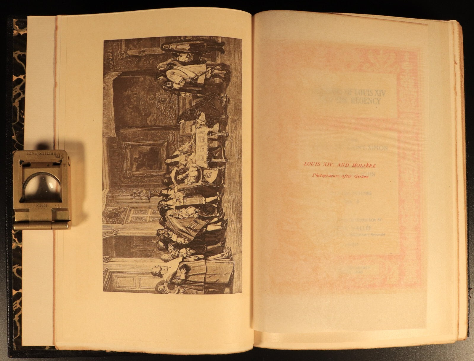 Memoirs Of Louis XIV & Regency 3vol Set 1901 Antique French Royal History Book