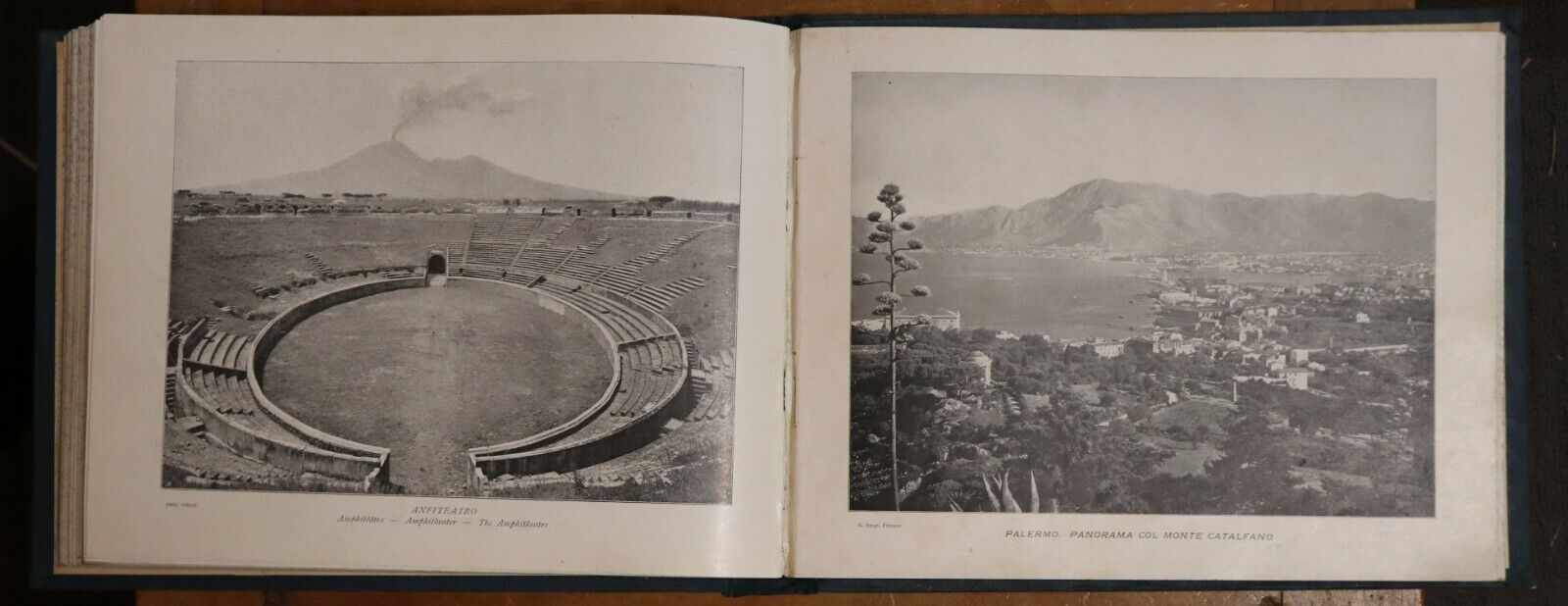 c1960 Italia - A Book Of Panoramic Photographs Vintage Photography Book