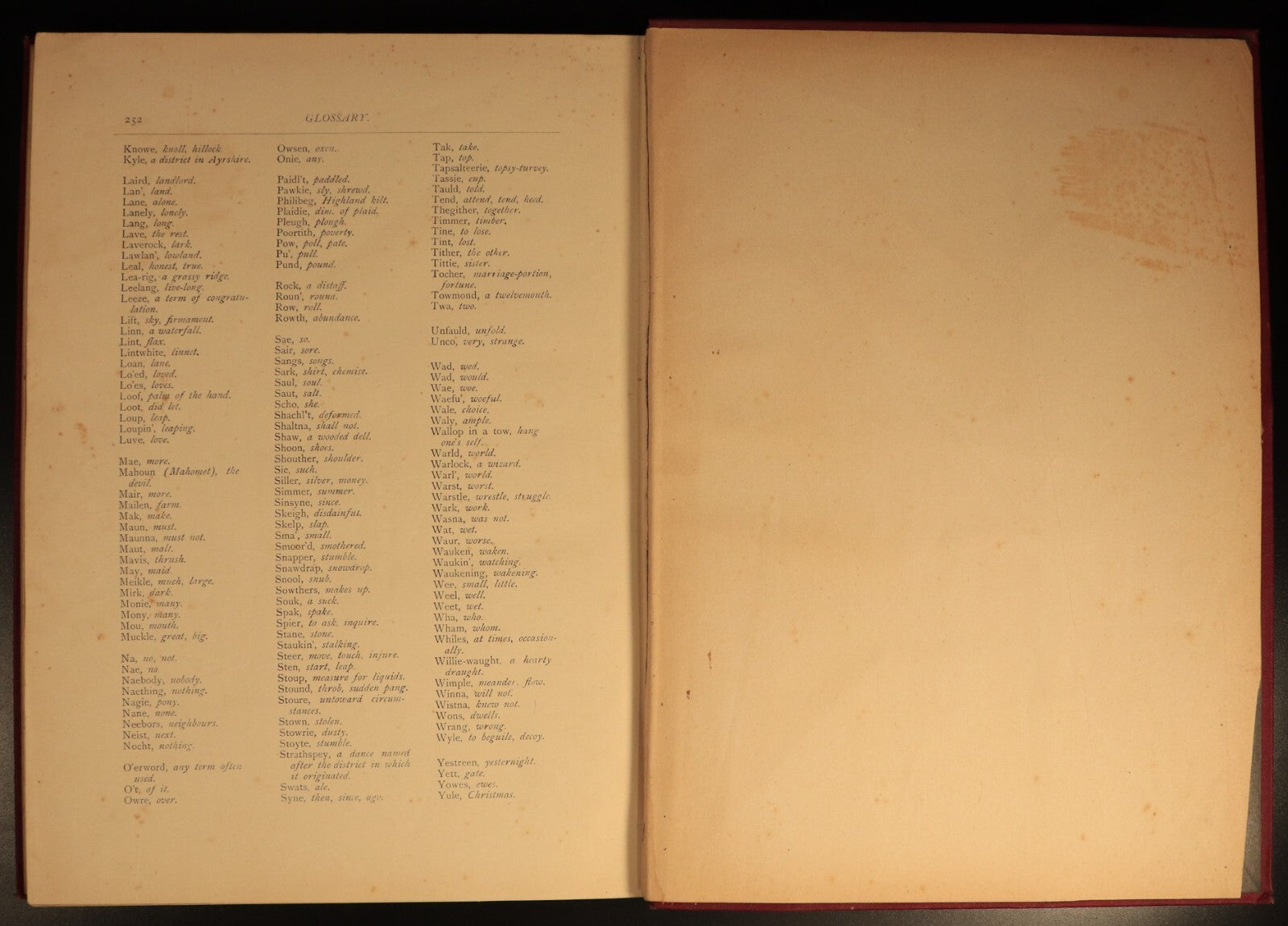 The Songs Of Robert Burns by Lees & Shelley c1896 Antique Poetry History Book