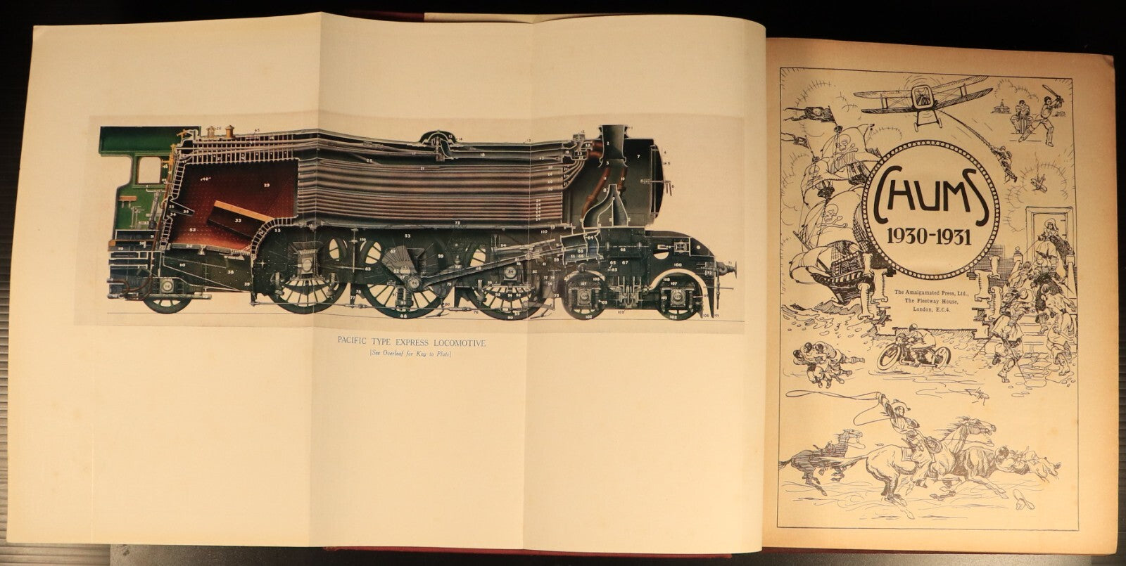 Chums 1930 Illustrated Paper For Boys Antique Illustrated British Childrens Book