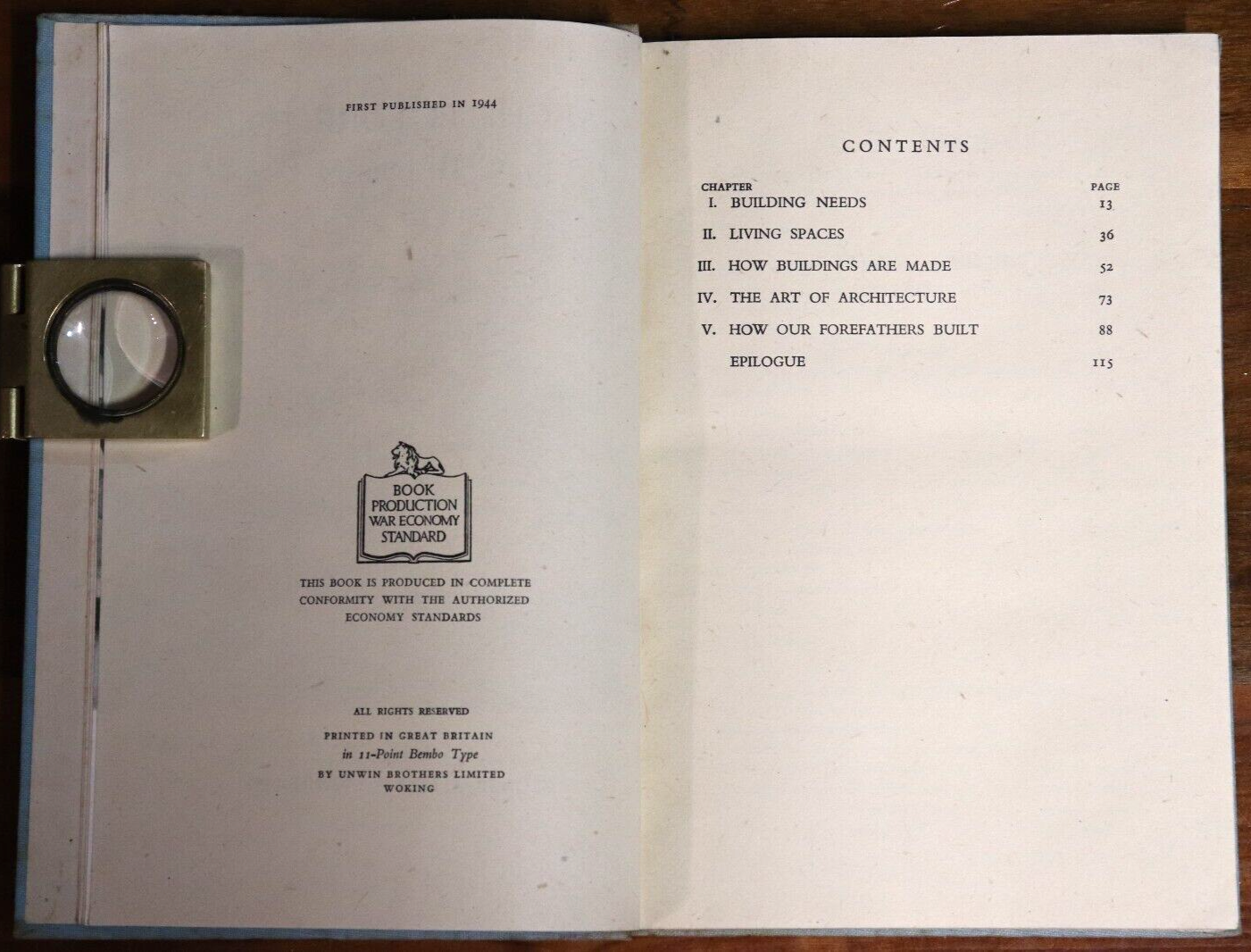 1944 Architecture For Children Antique Architecture Reference Book