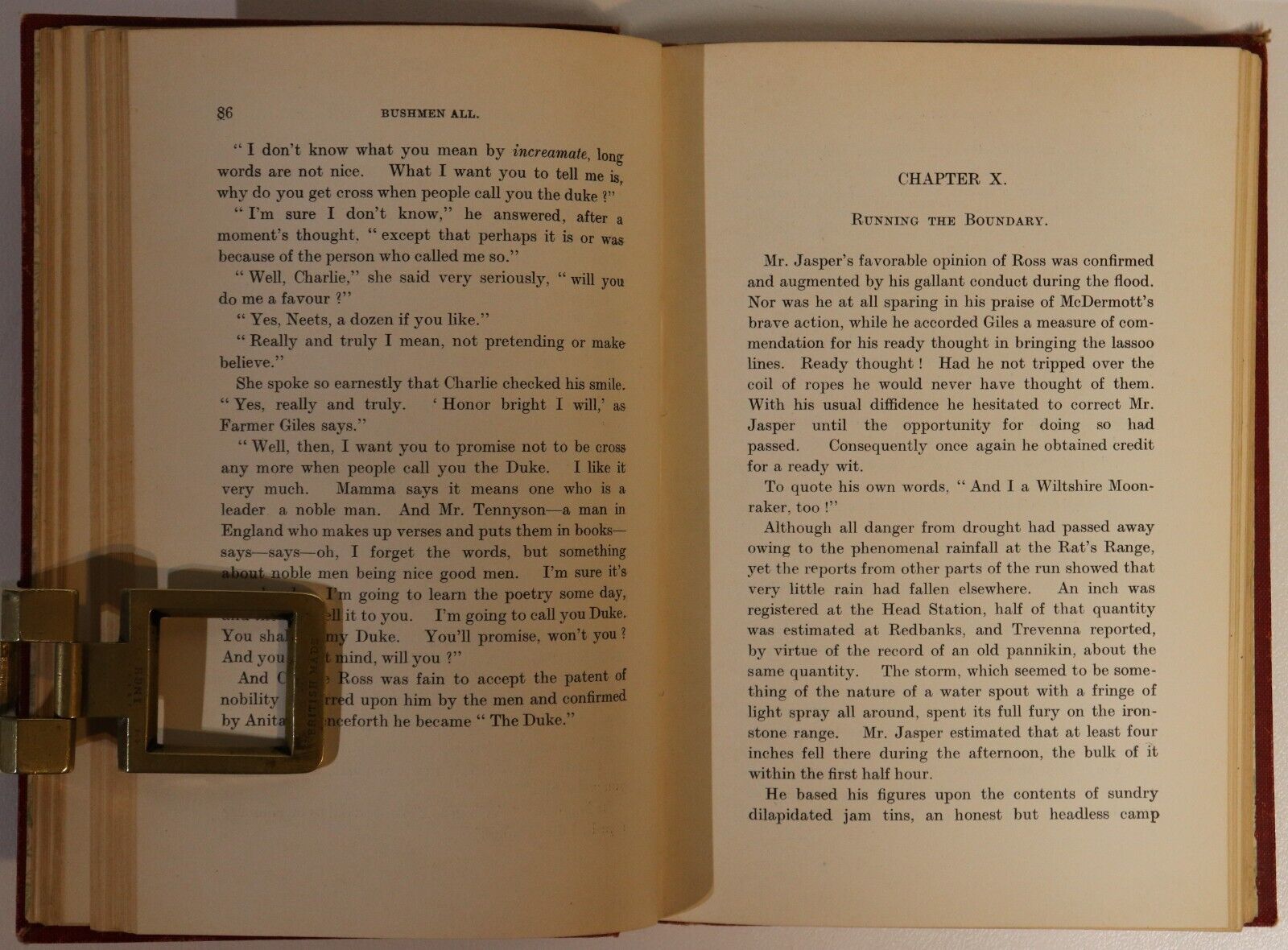 1908 Bushmen All: Romance Of The Never-Never Antique Australian Fiction Book