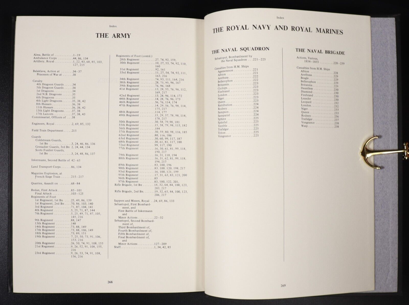 1976 Casualty Roll For The Crimea 1854-1856 1st Edition Military Reference Book