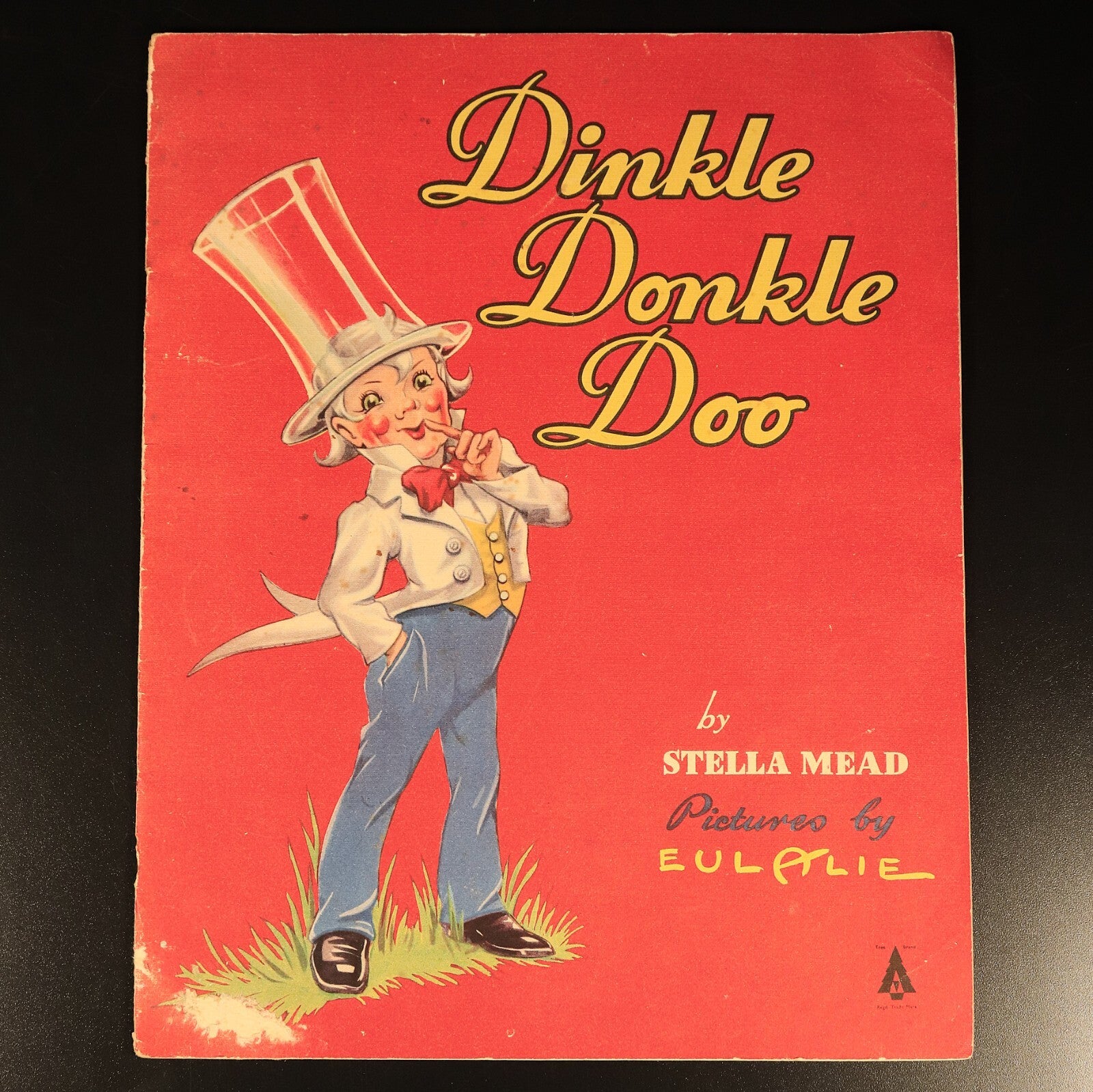 Dinkle Donkle Doo by Stella Mead c1941 RARE Antique Illustrated Childrens Book