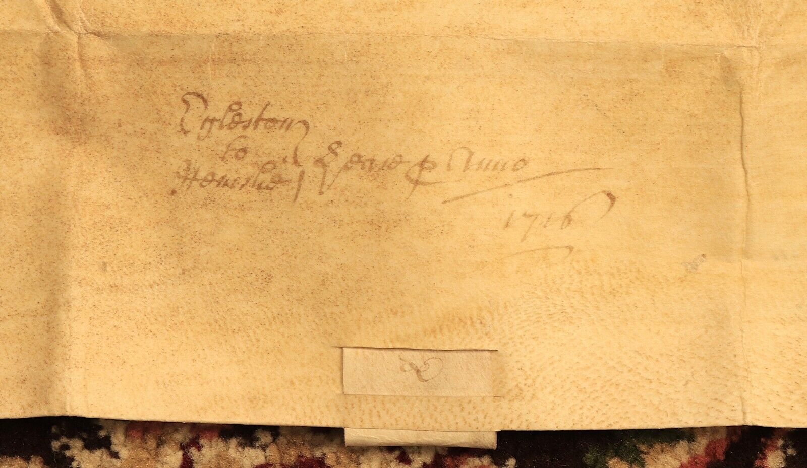 1716 Indenture Conveyance English Legal Document Manuscript Vellum Lease
