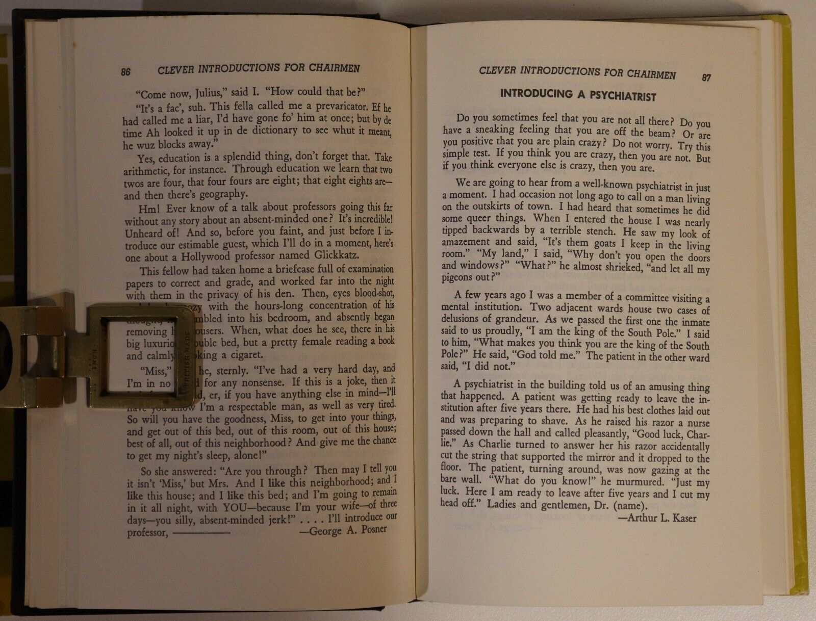 1972 Clever Introductions For Chairmen Vintage Speech Writing Reference Book