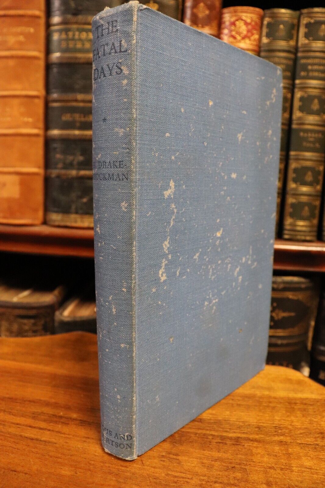 1947 The Fatal Days by H. Drake-Brockman 1st Edition Antique Fiction Book