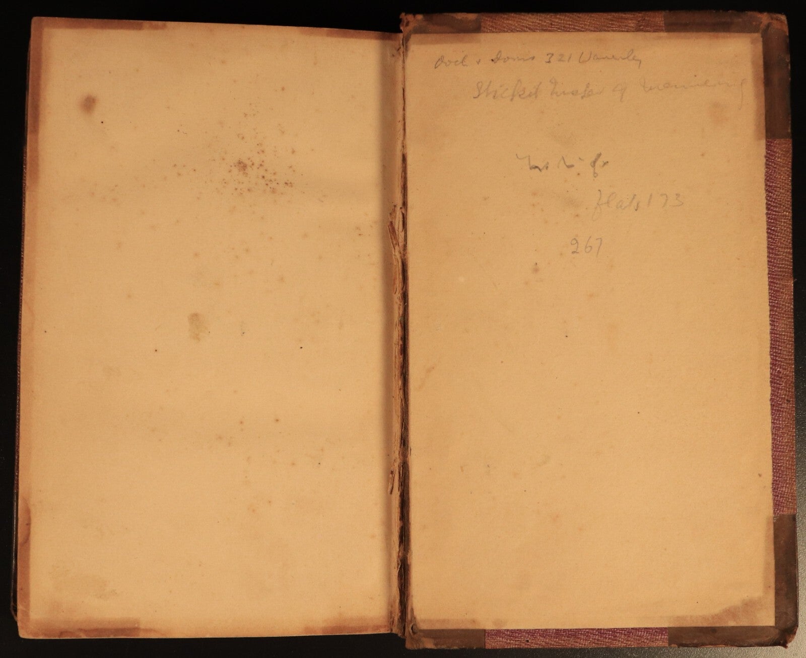 1862 Waverley or Sixty Years Since by Walter Scott Antique Fiction Book