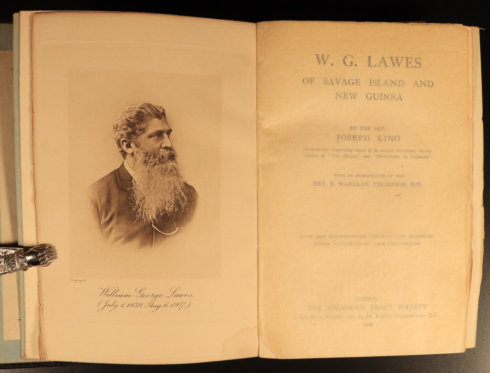 WG Lawes Of Savage Island & New Guinea 1909 Antiquarian Australian History Book