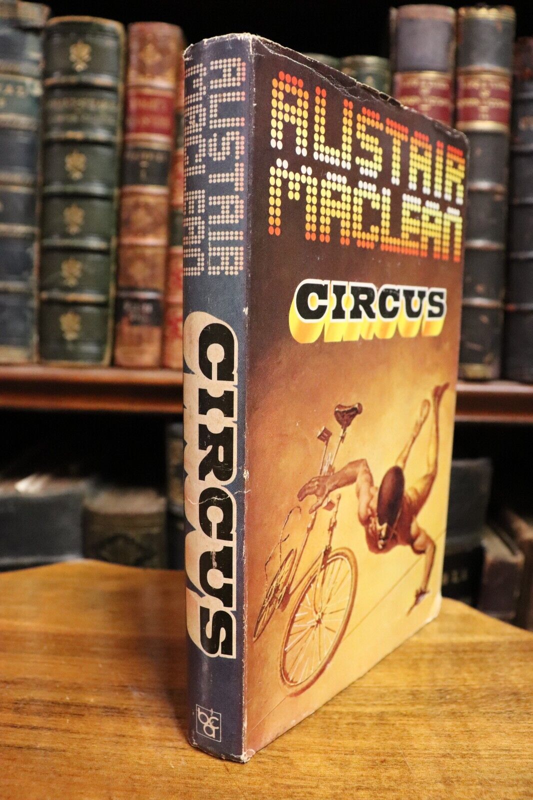1976 Circus by Alistair MacLean Vintage Scottish Novelist Fiction Book