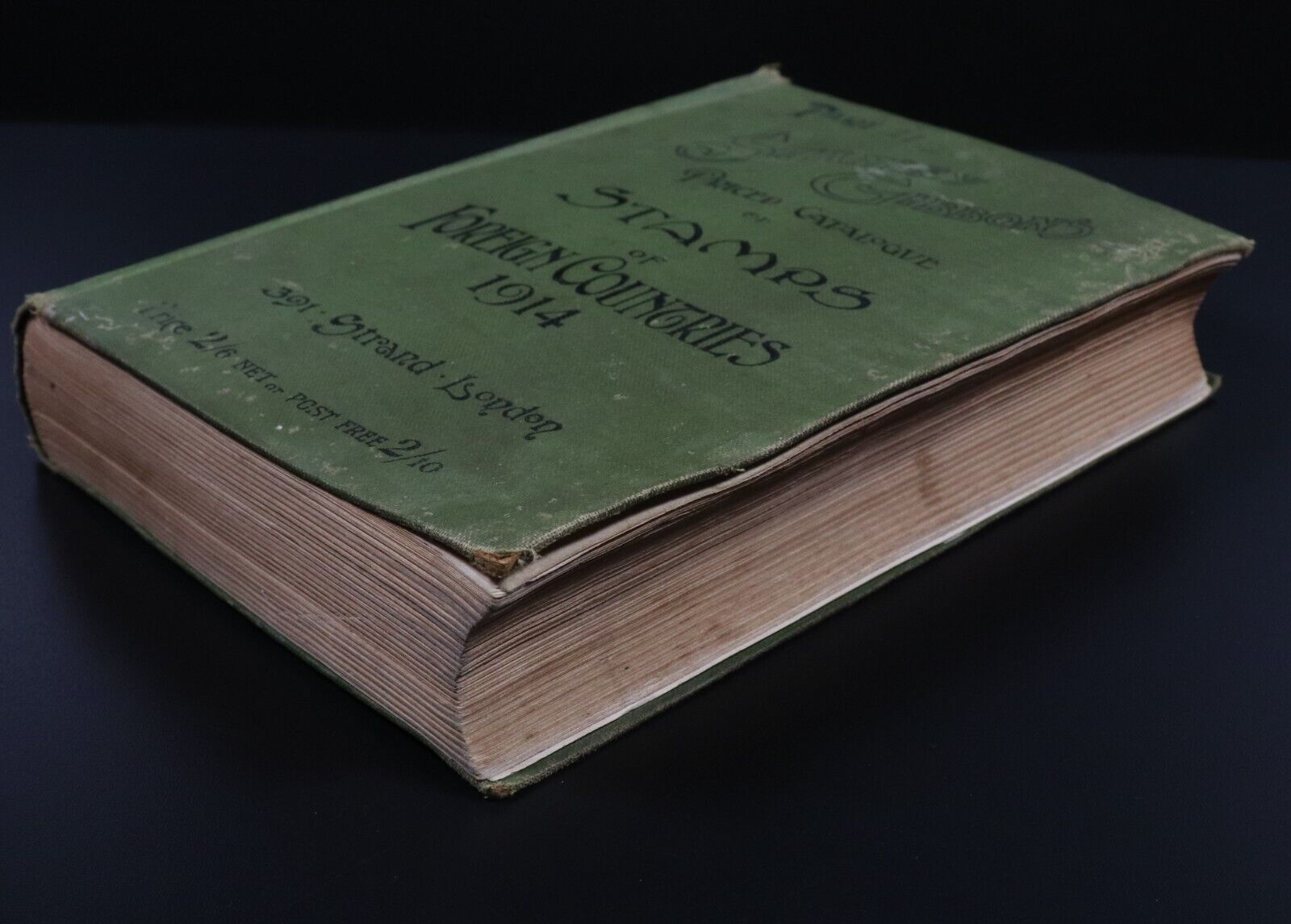 1914 Stanley Gibbons Priced Catalogue Of Stamps Antique Reference Book