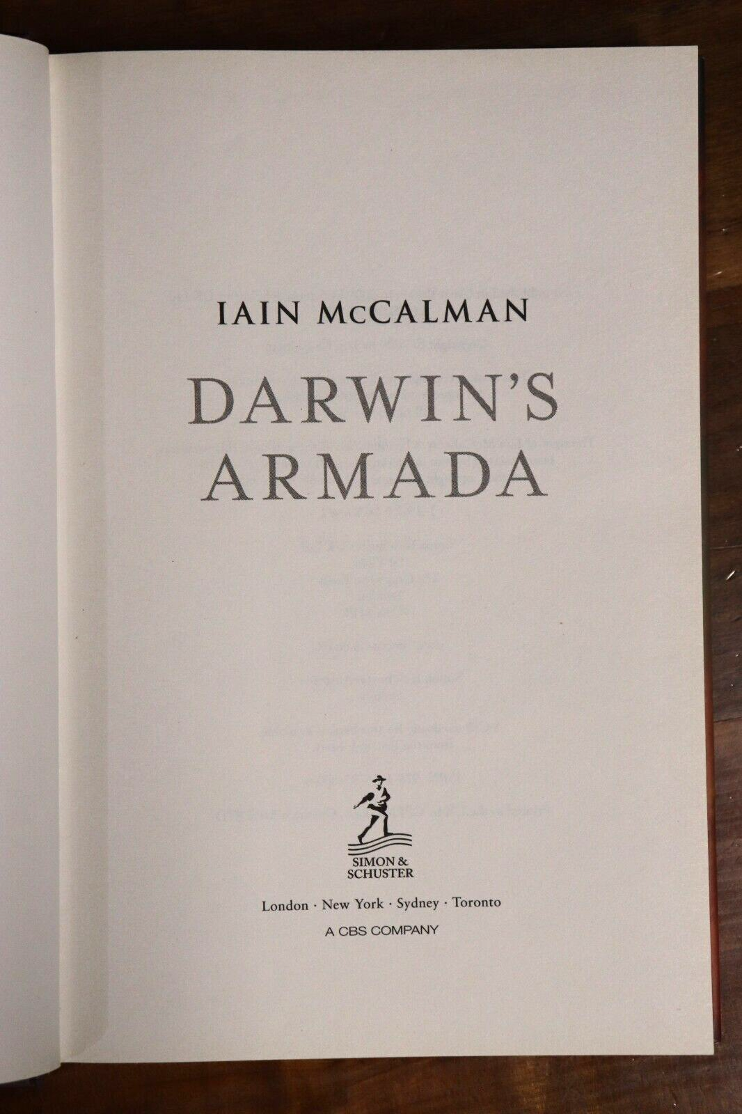 2009 Darwin's Armada by Iain McCalman Charles Darwin Natural History Book