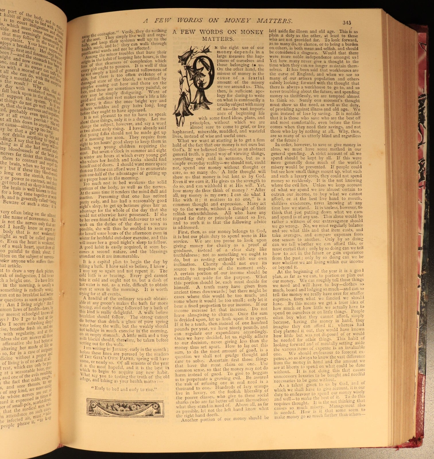 The Girls Own Annual 1883 Antique British Illustrated Girls Book Volume 4