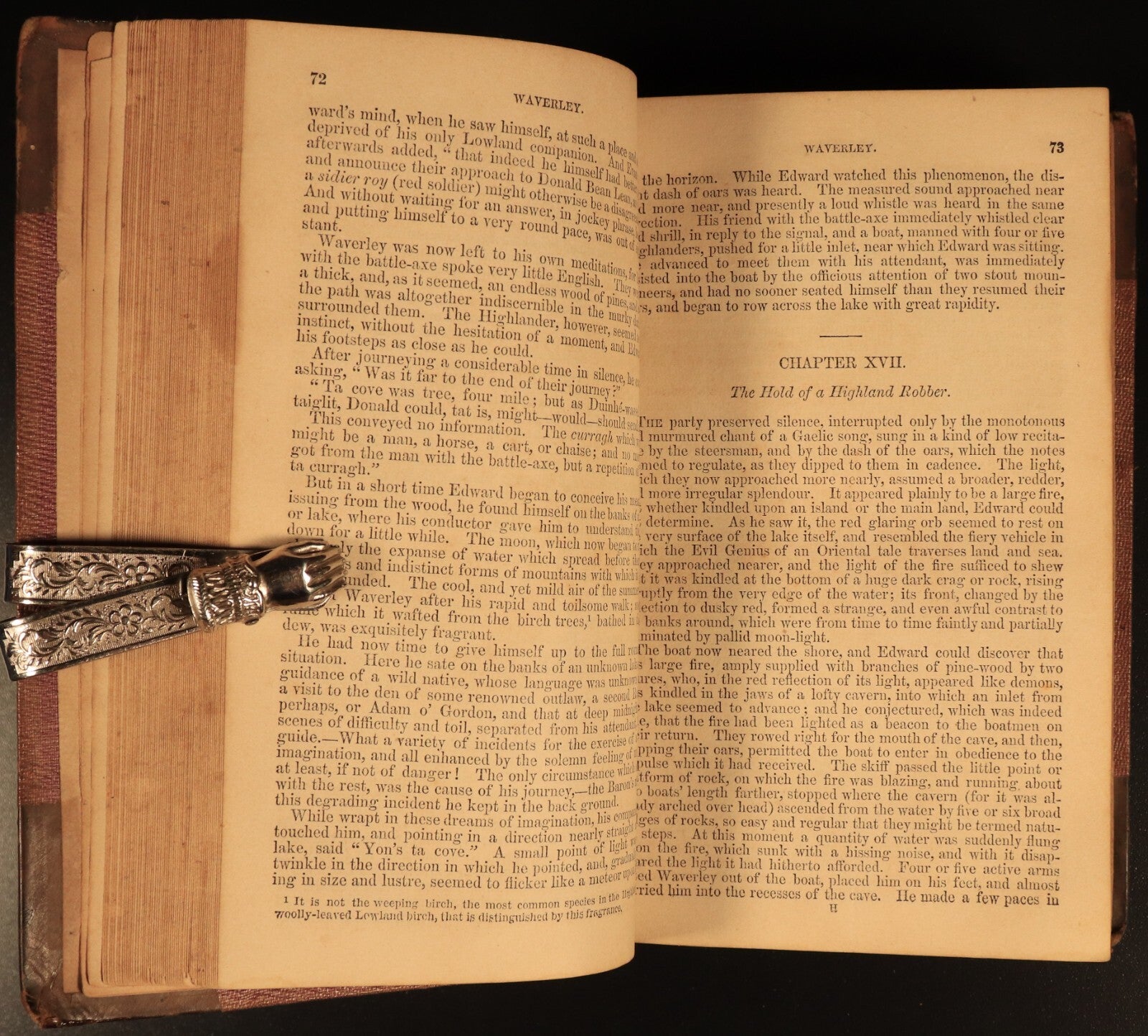 1862 Waverley or Sixty Years Since by Walter Scott Antique Fiction Book