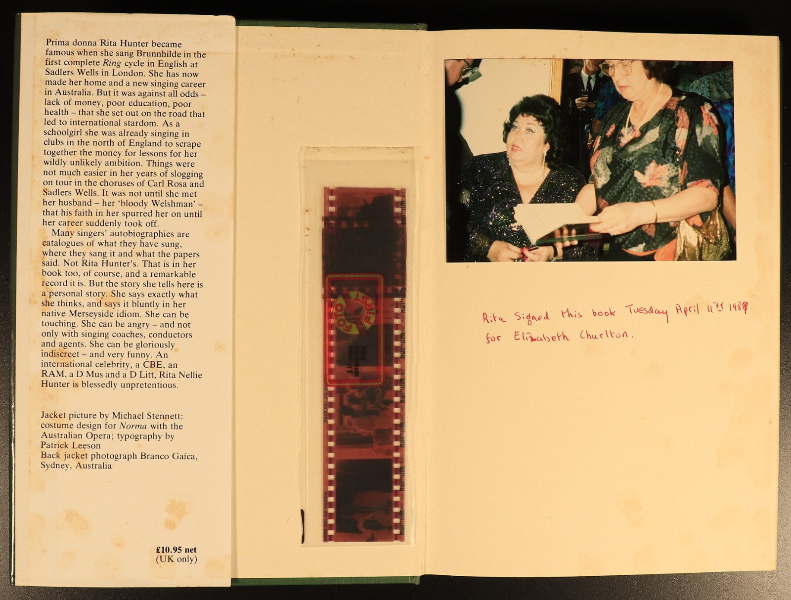 Wait Till The Sun Shines Nellie by Rita Nellie Hunter SIGNED 1st Ed Theatre Book - 0
