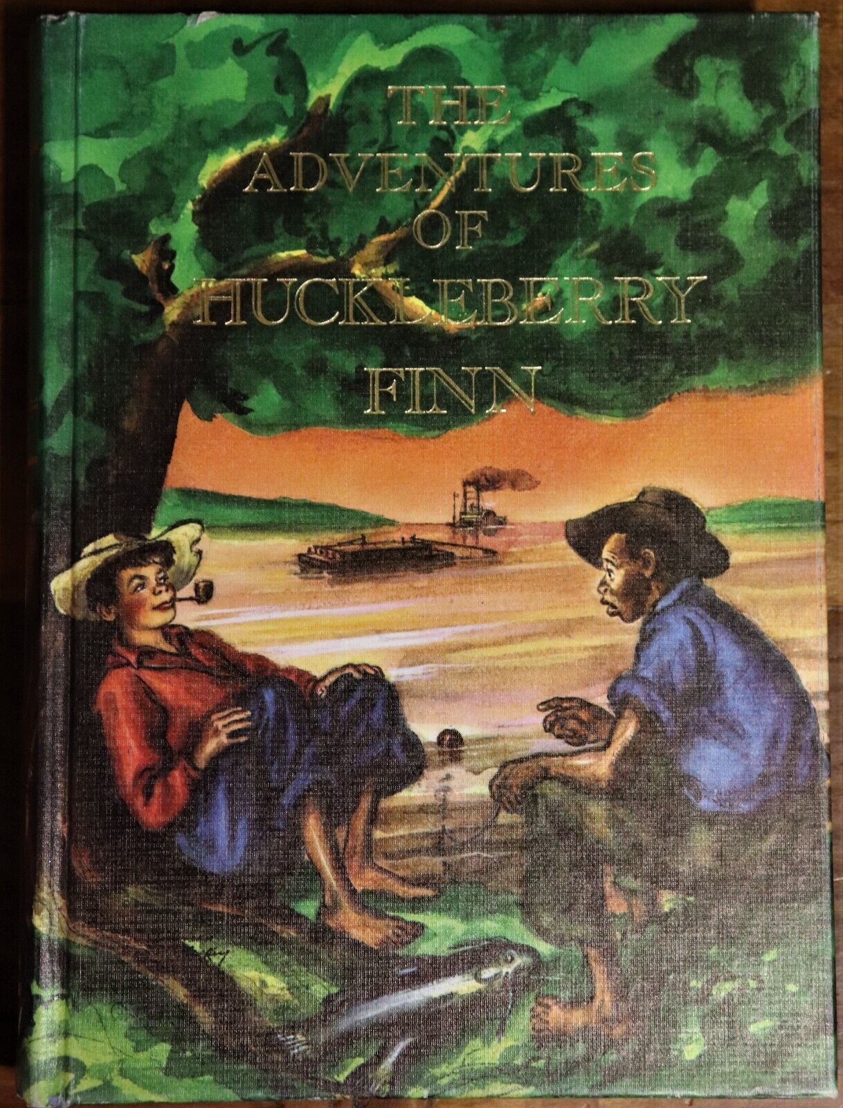 1982 The Adventures Of Huckleberry Finn Classic Childrens Literature Book