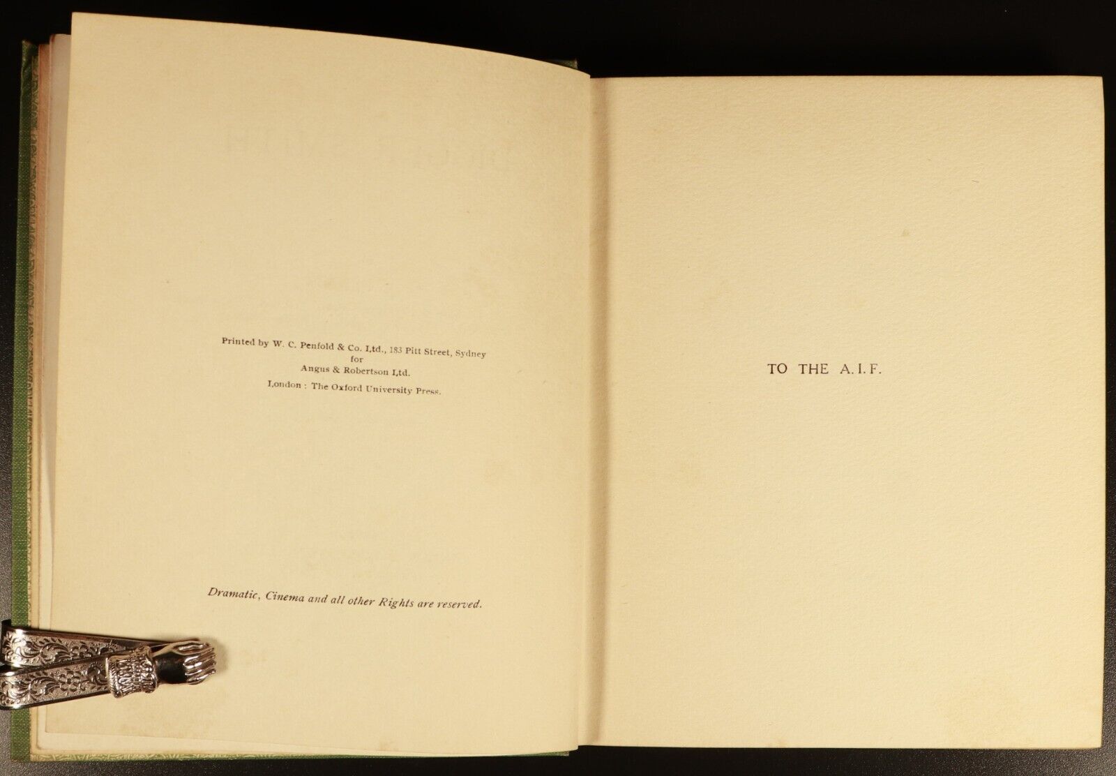 1918 Digger Smith & 1915 Sentimental Bloke CJ Dennis Antique Australian Books