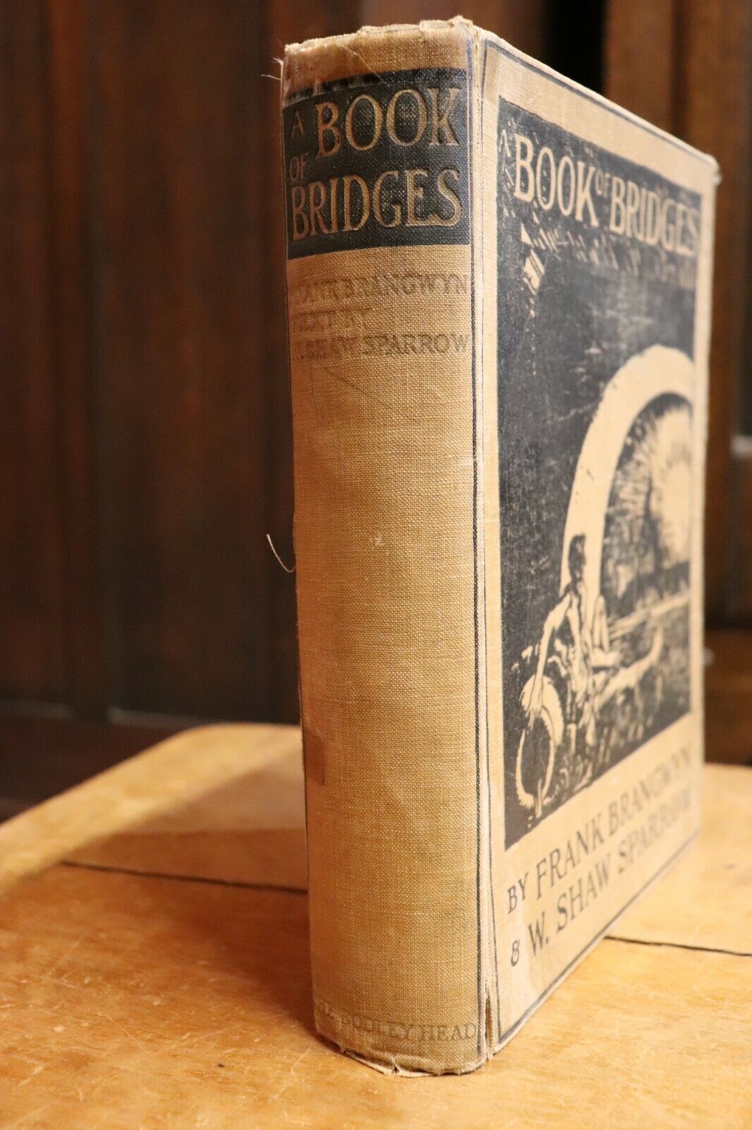 1915 A Book Of Bridges by Frank Brangwyn Antique Welsh Art & History Book