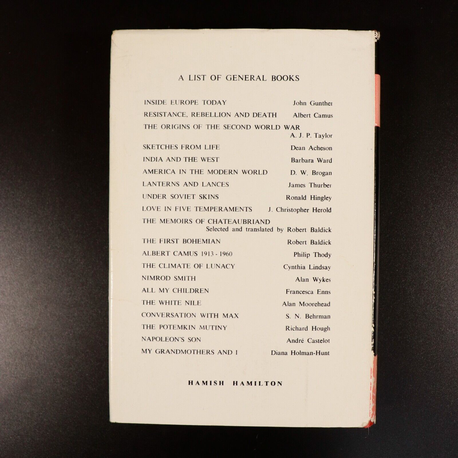 1961 George: An Early Autobiography by Emlyn Williams Welsh Literature Book
