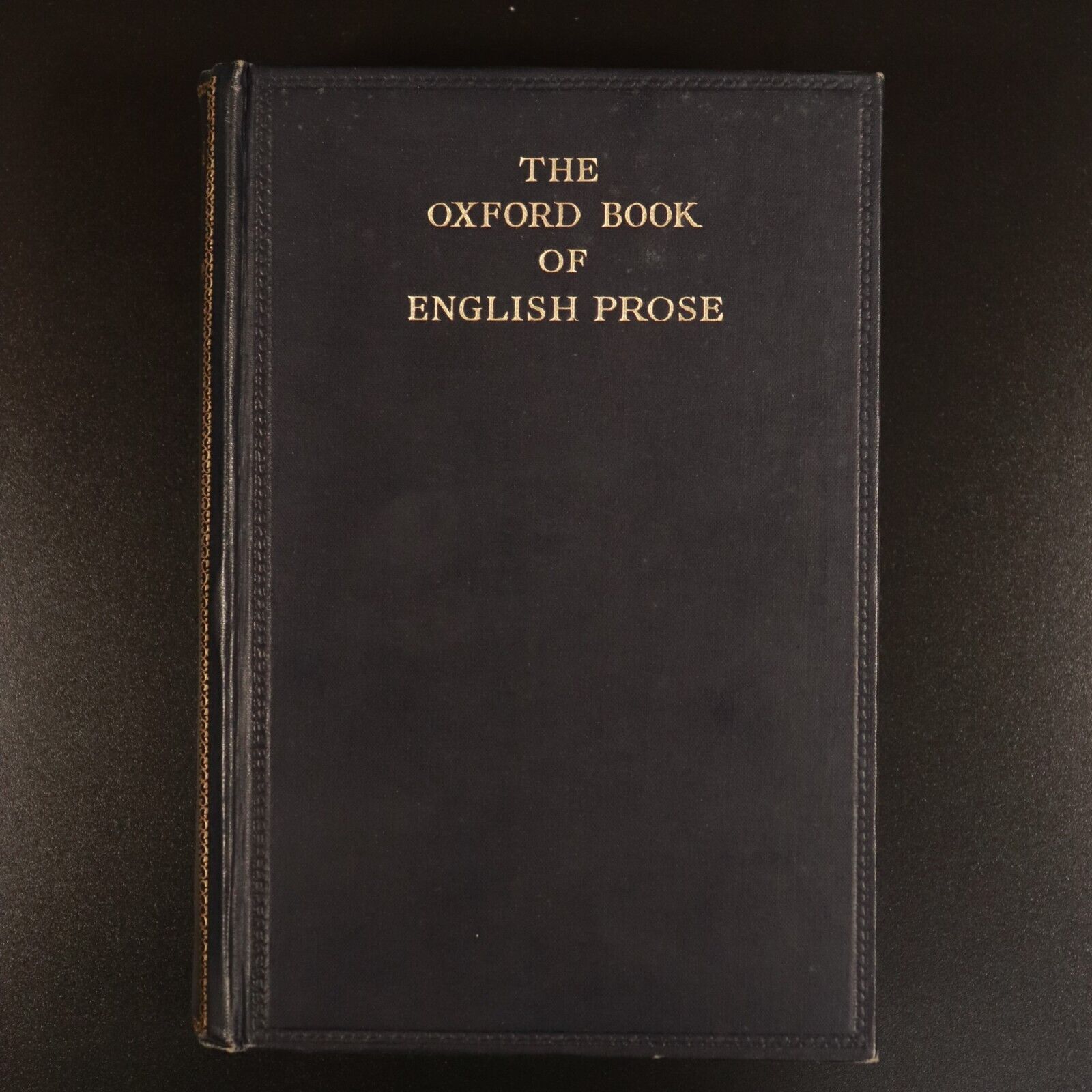 1925 The Oxford Book Of English Prose A. Quiller-Couch Antique Literature Book