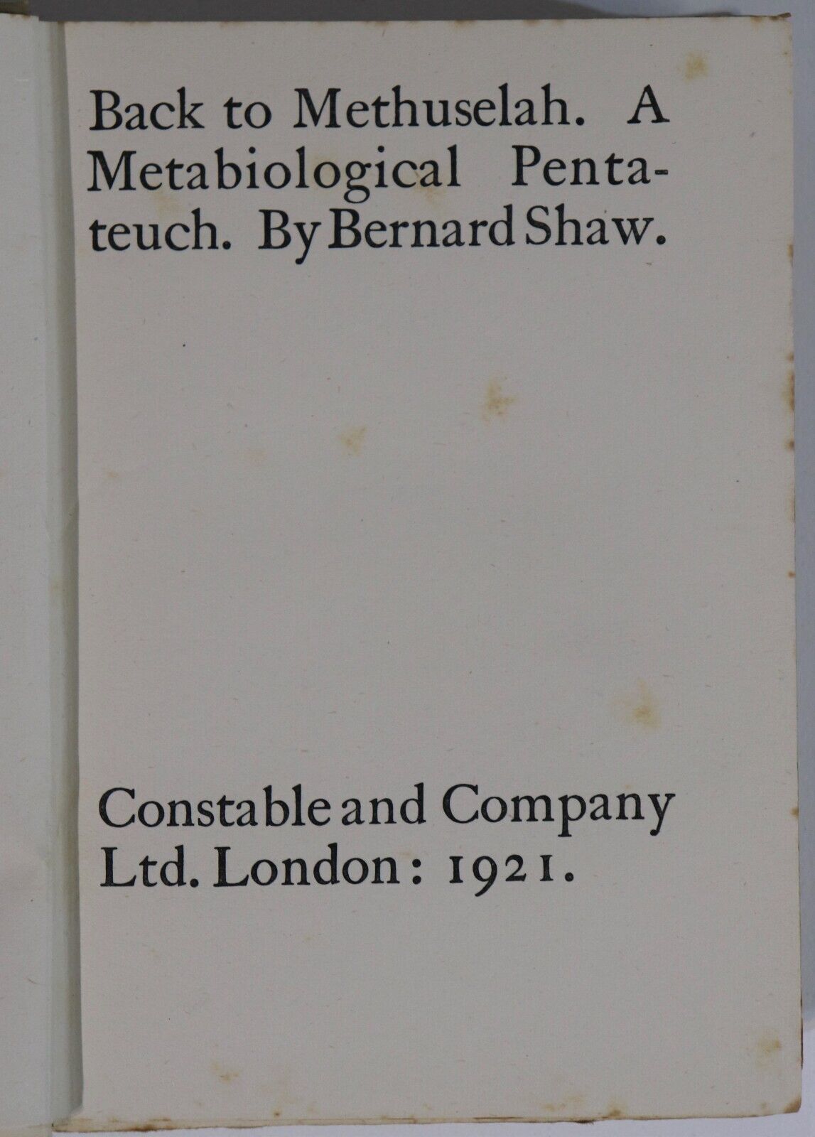 c1920 6vol Collected Works Of Bernard Shaw Literature Book Collection