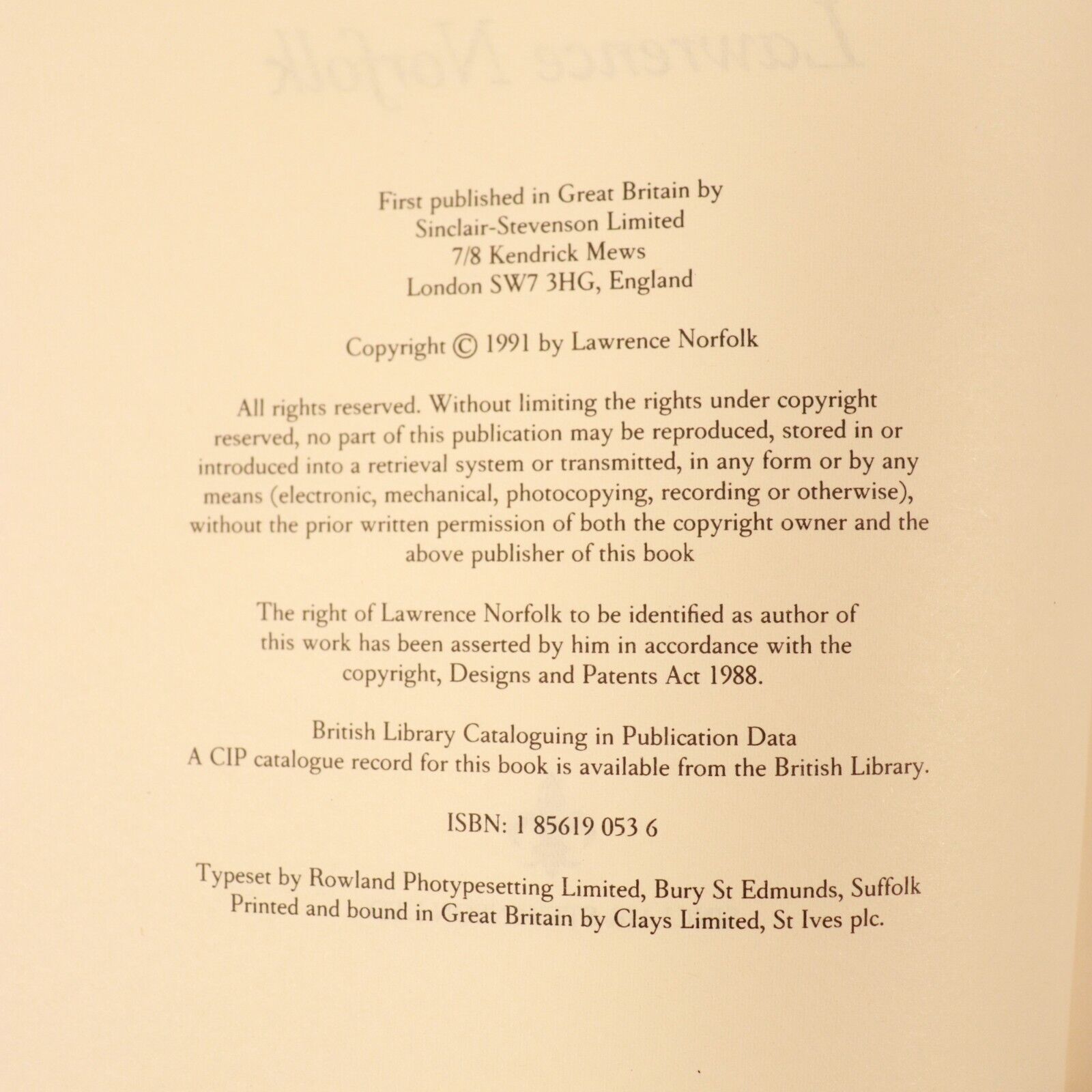 1991 Lempriere's Dictionary British Fiction Book Limited Limited Edition Signed