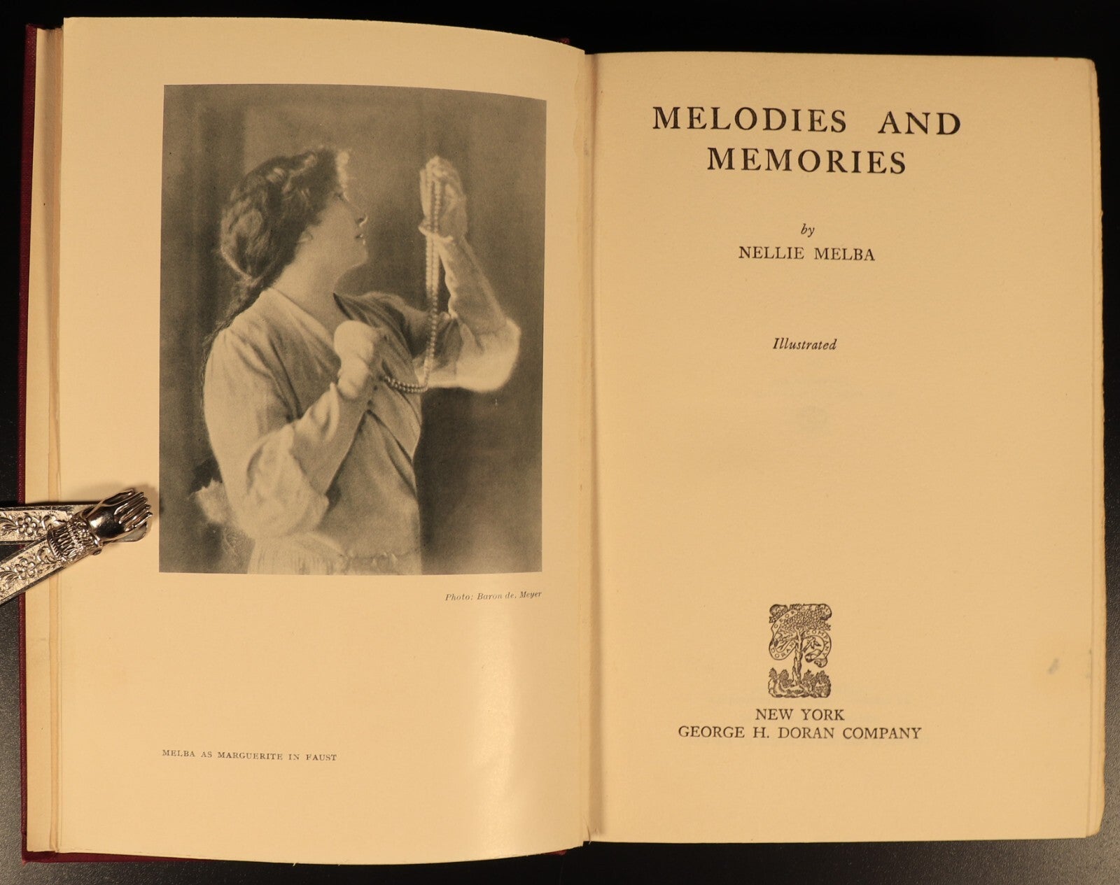 Melodies & Memories by Nellie Melba 1926 Antique Australian Music History Book