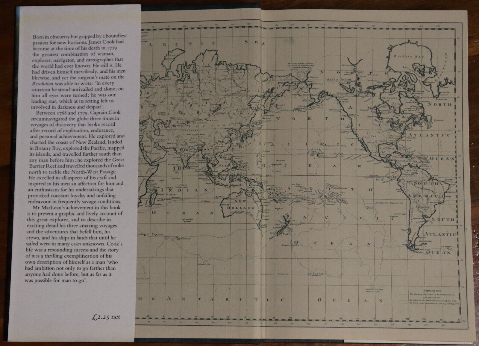 1972 Captain Cook by Alistair MacLean Australian Discovery History Book
