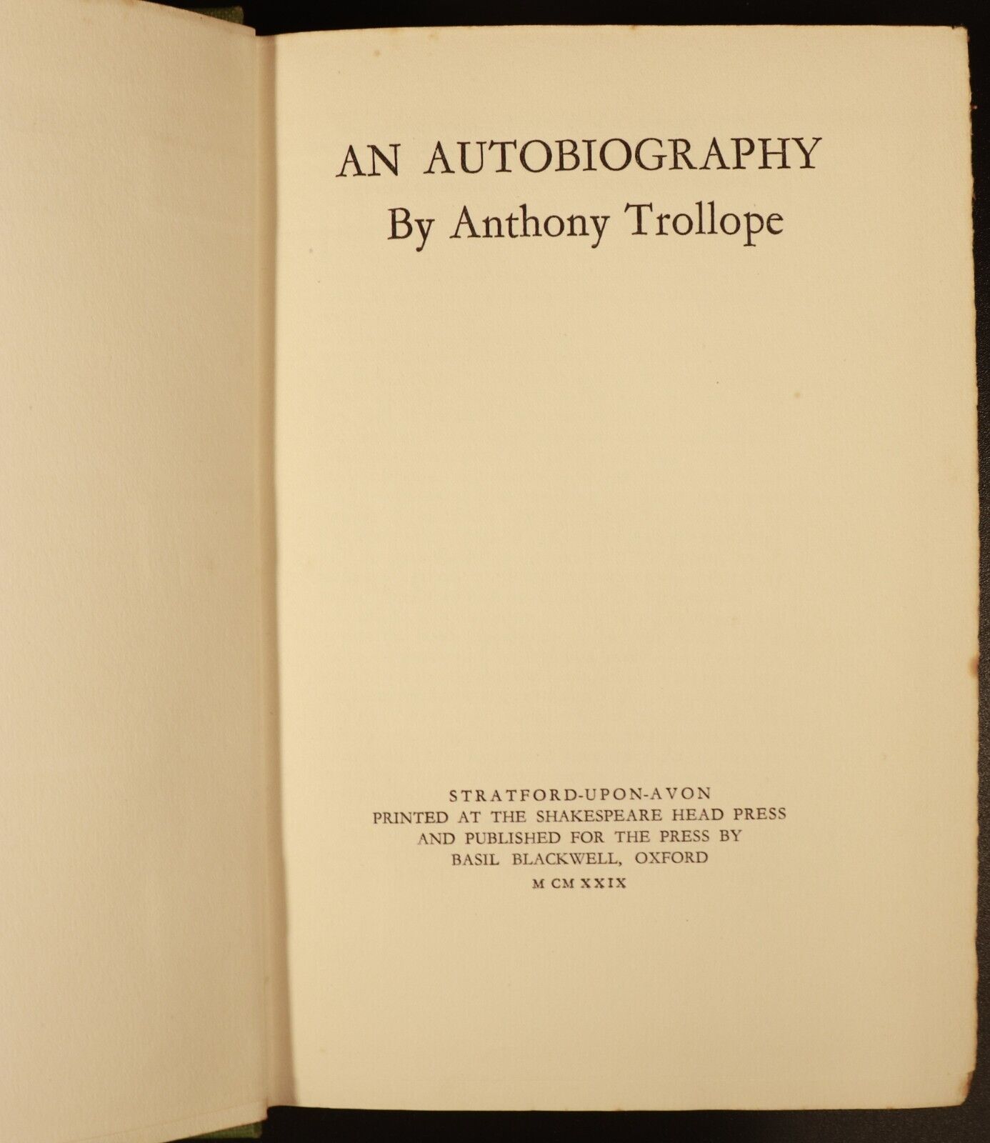 1929 14vol Shakespeare Edition Novels Of Anthony Trollope Antique Book Set