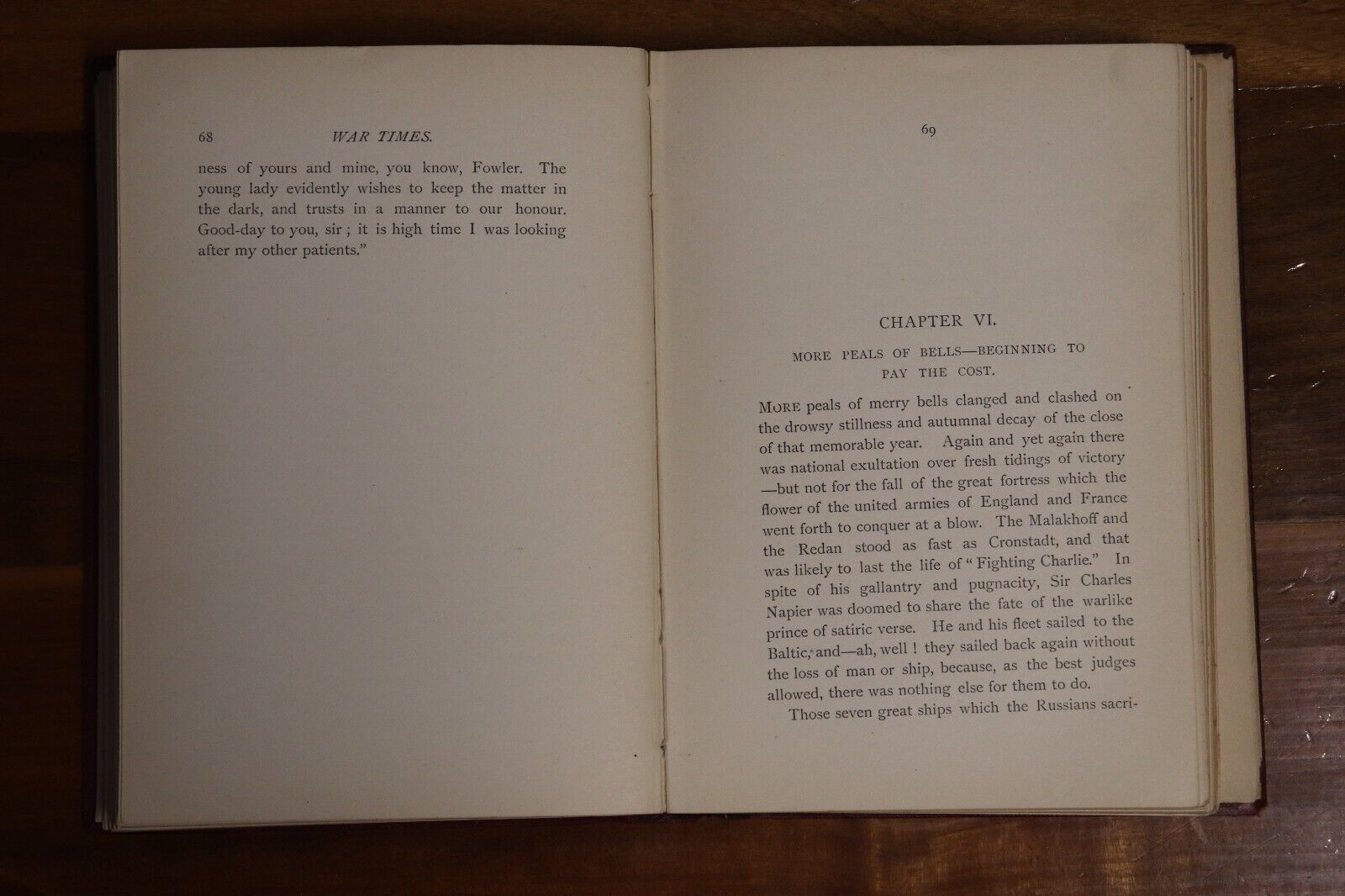 1893 War Times or The Lads Of Craigross: S Tytler Antique Scottish Fiction Book