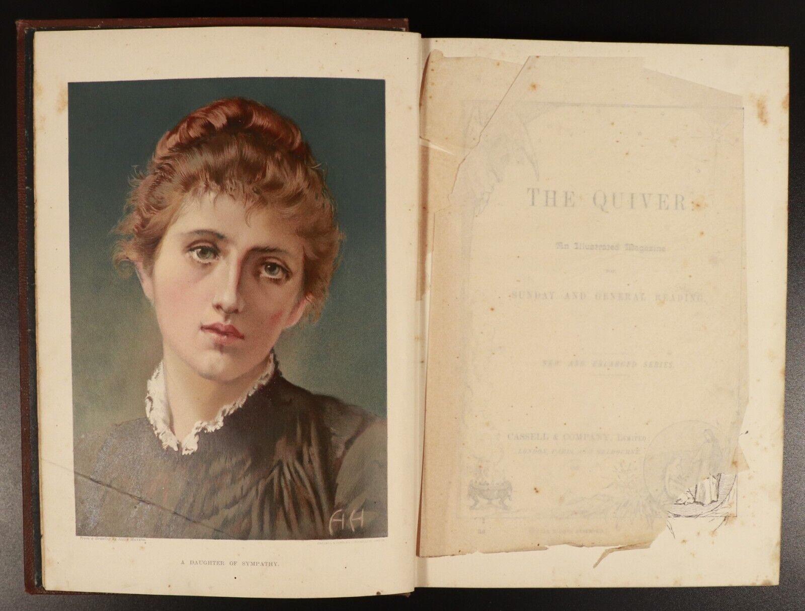 1891 The Quiver: An Illustrated Magazine Antique British Literature Book