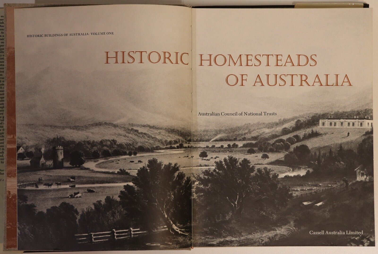 1972 Historic Homesteads Of Australia Architecture Reference Book National Trust