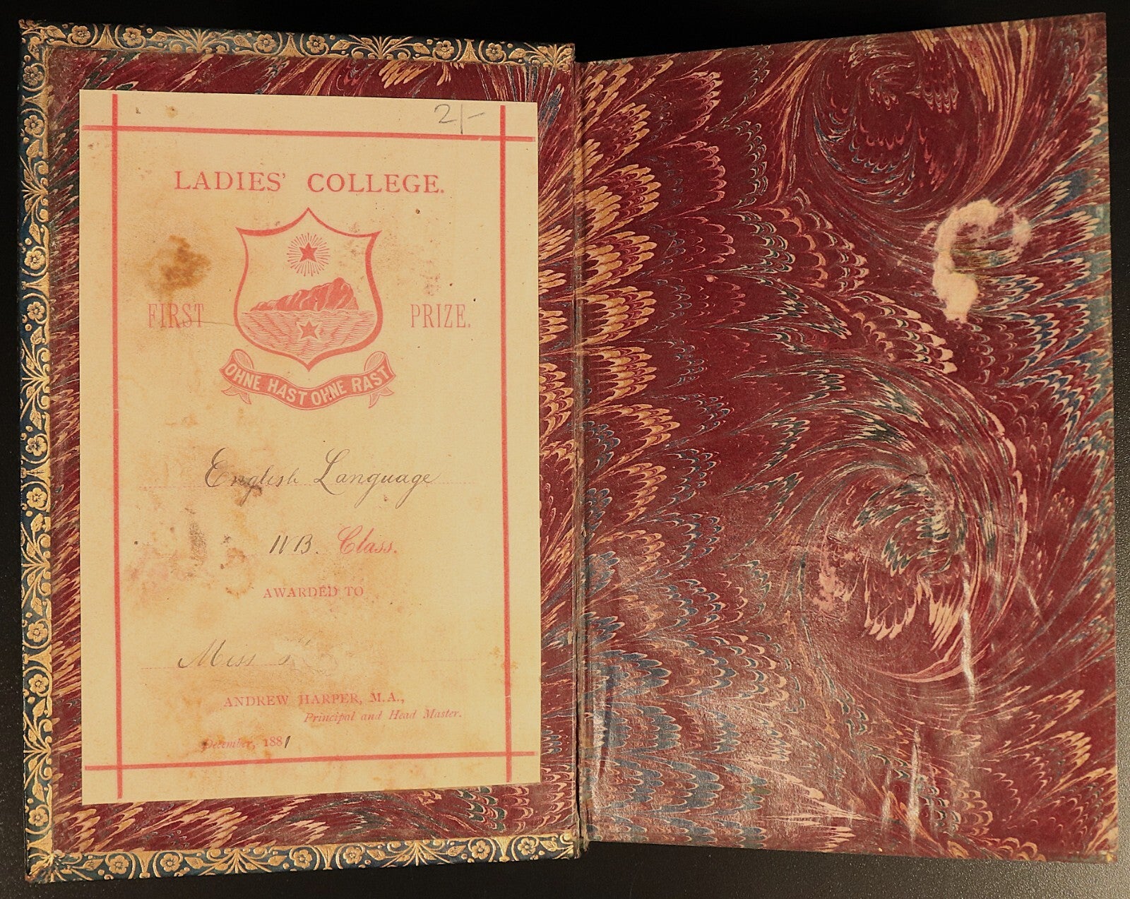 Lectures On The English Language by George P Marsh 1880 Antique Reference Book