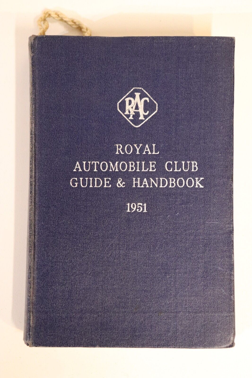 1951 Royal Automobile Club Guide For 1951 Vintage Motor Travel Guide Book