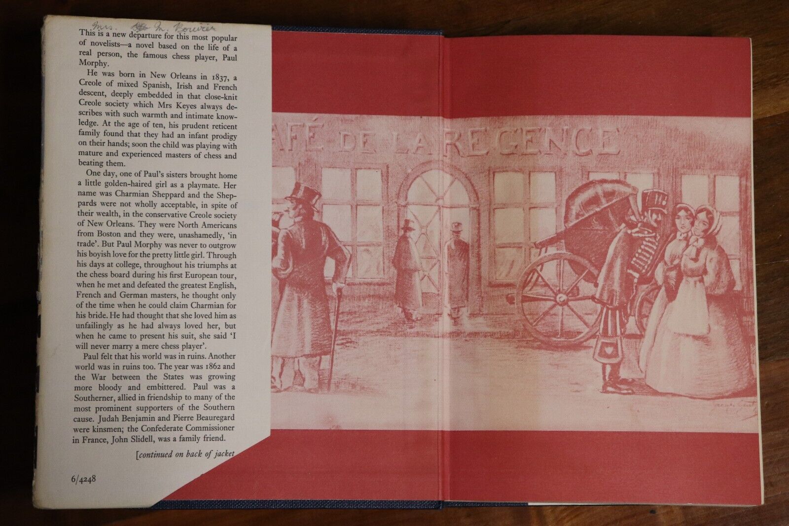 1961 The Chess Players by FP Keyes 1st Edition Vintage Literature Book