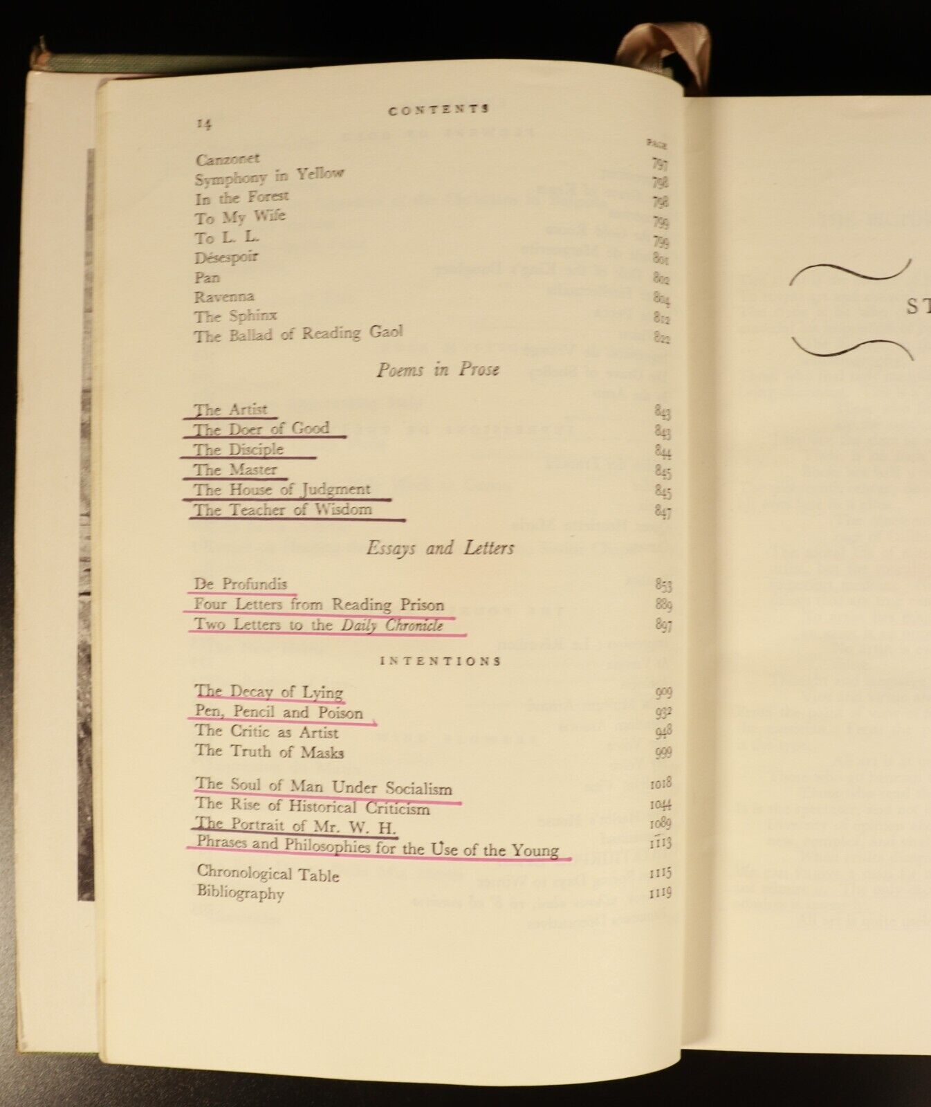 1961 The Works Of Oscar Wilde by G.F. Maine Vintage British Poetry Book