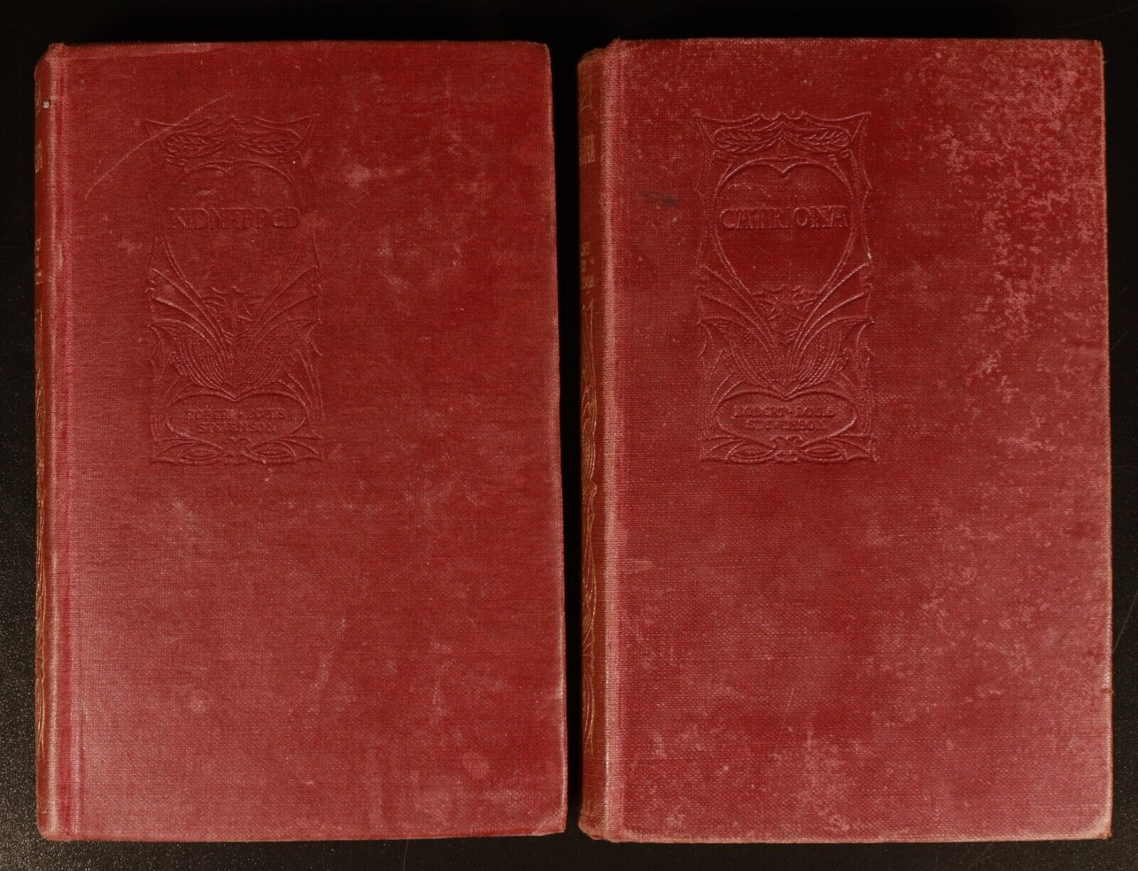 1918 2vol Kidnapped & Catriona by R.L. Stevenson Antique Literature Books