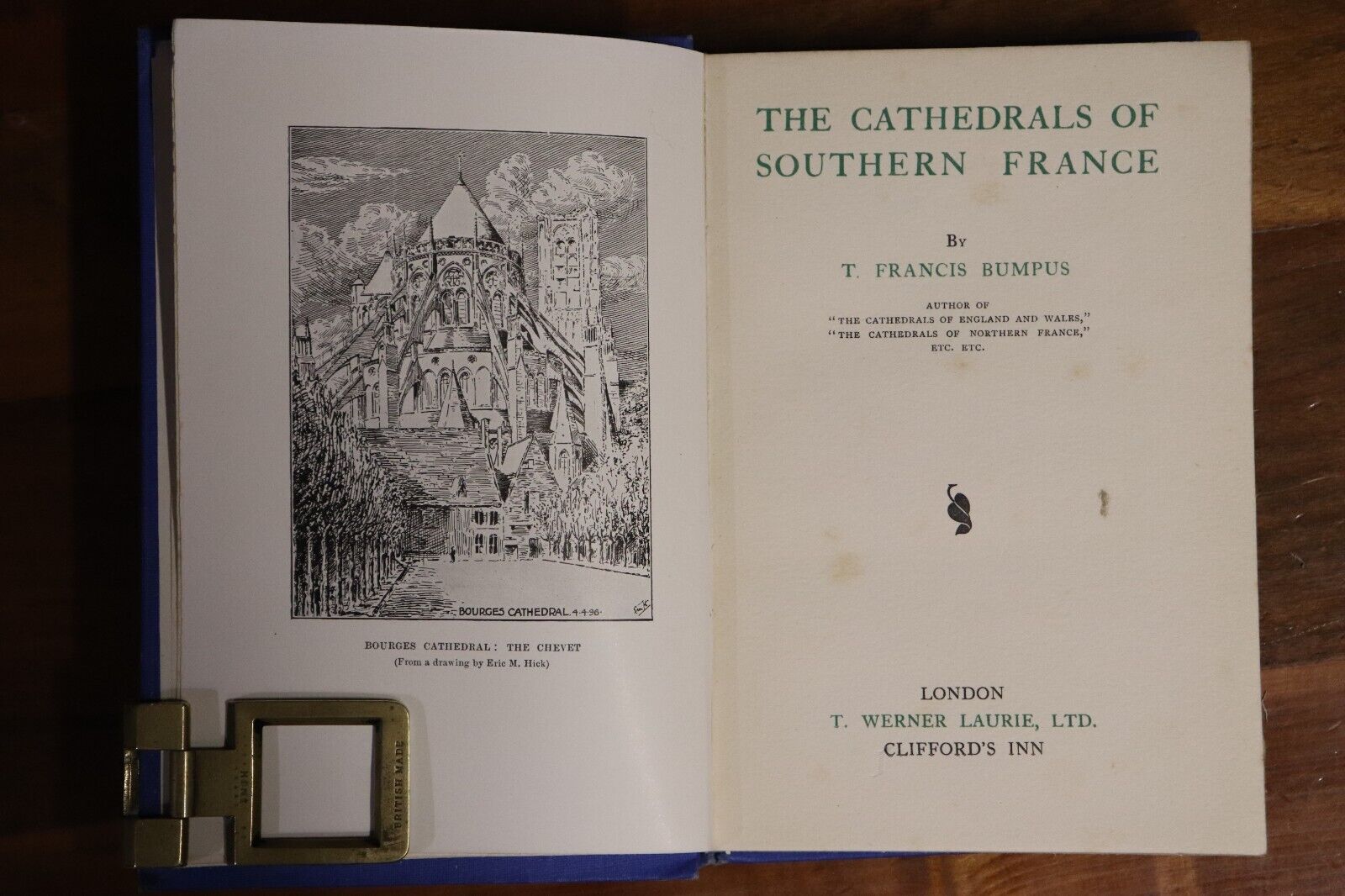 c1914 The Cathedrals Of Southern France Antique Architecture History Book