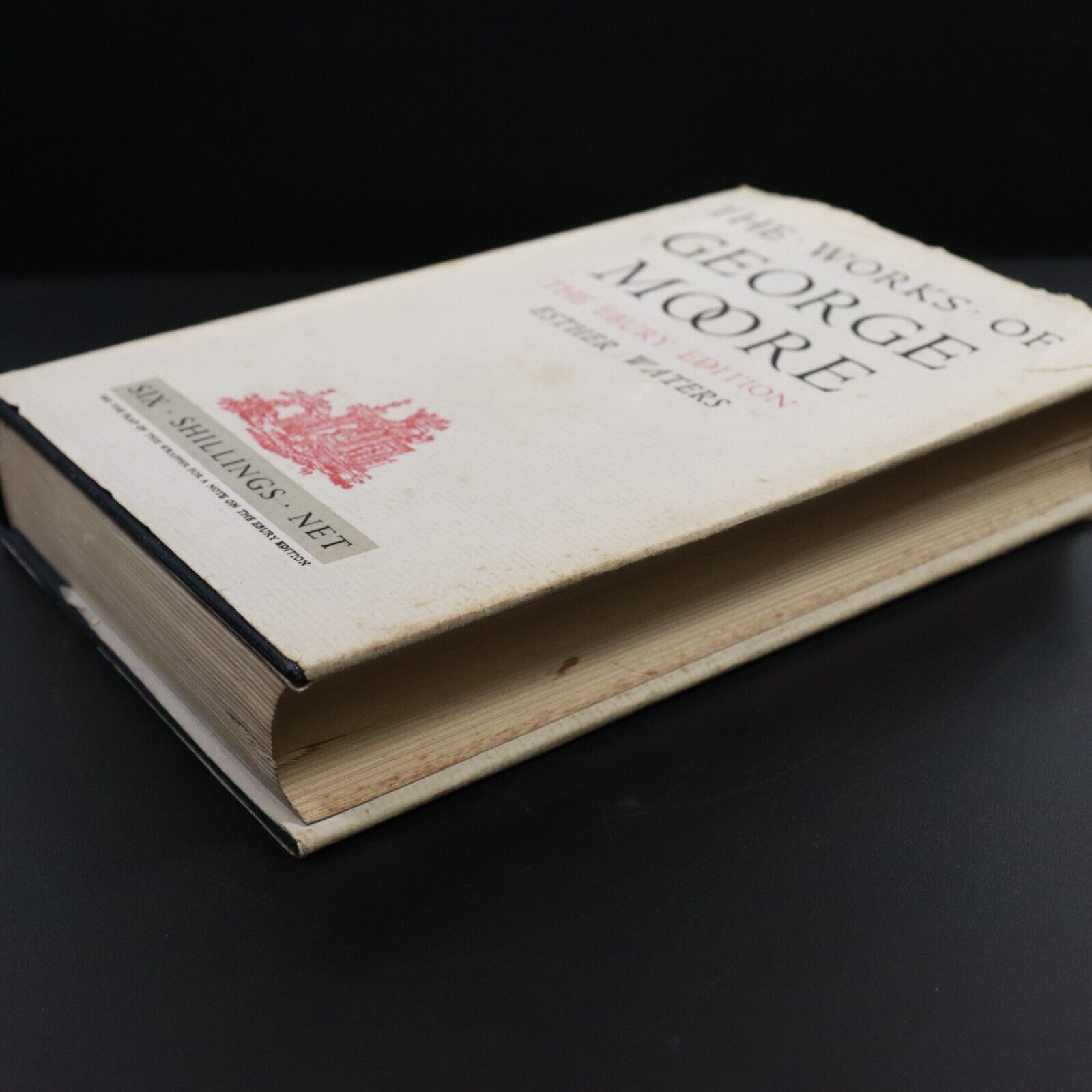 1937 Works Of George Moore: Esther Waters Antique Fiction Book The Ebury Edition