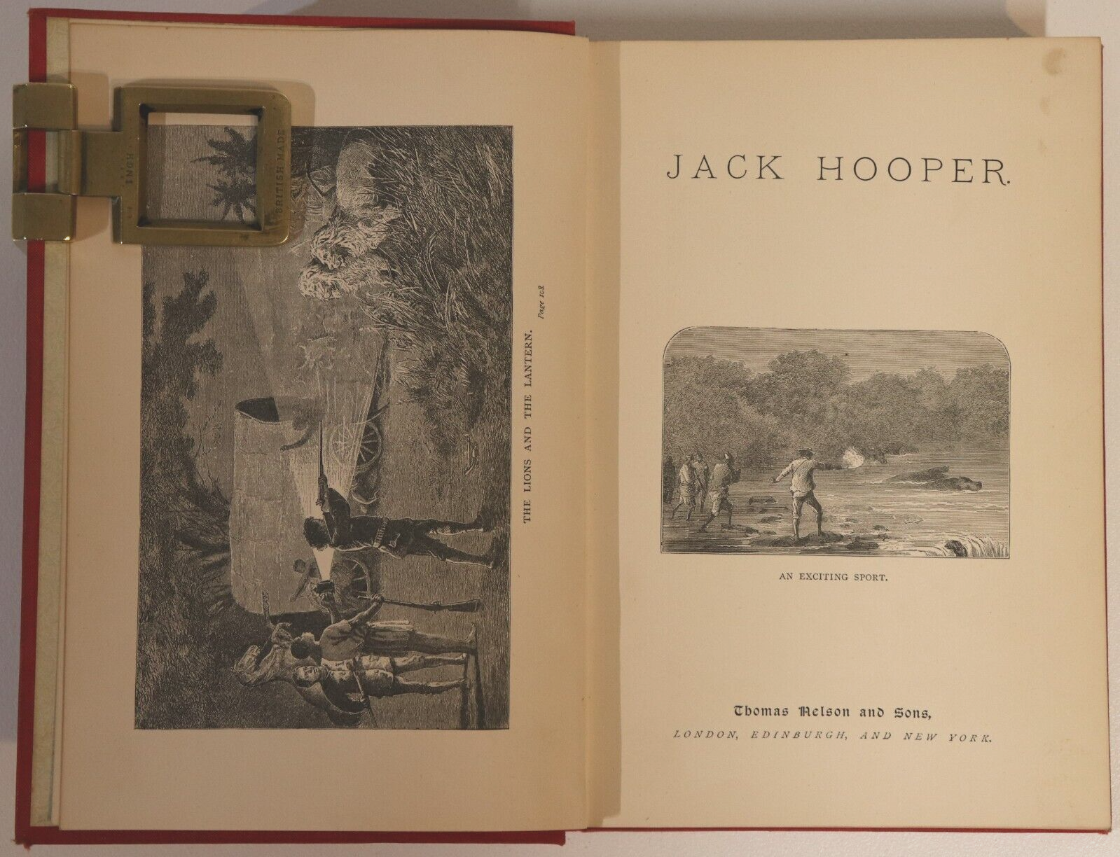 1894 Jack Hooper Adventures At Sea & South Africa Antiquarian Adventure Book